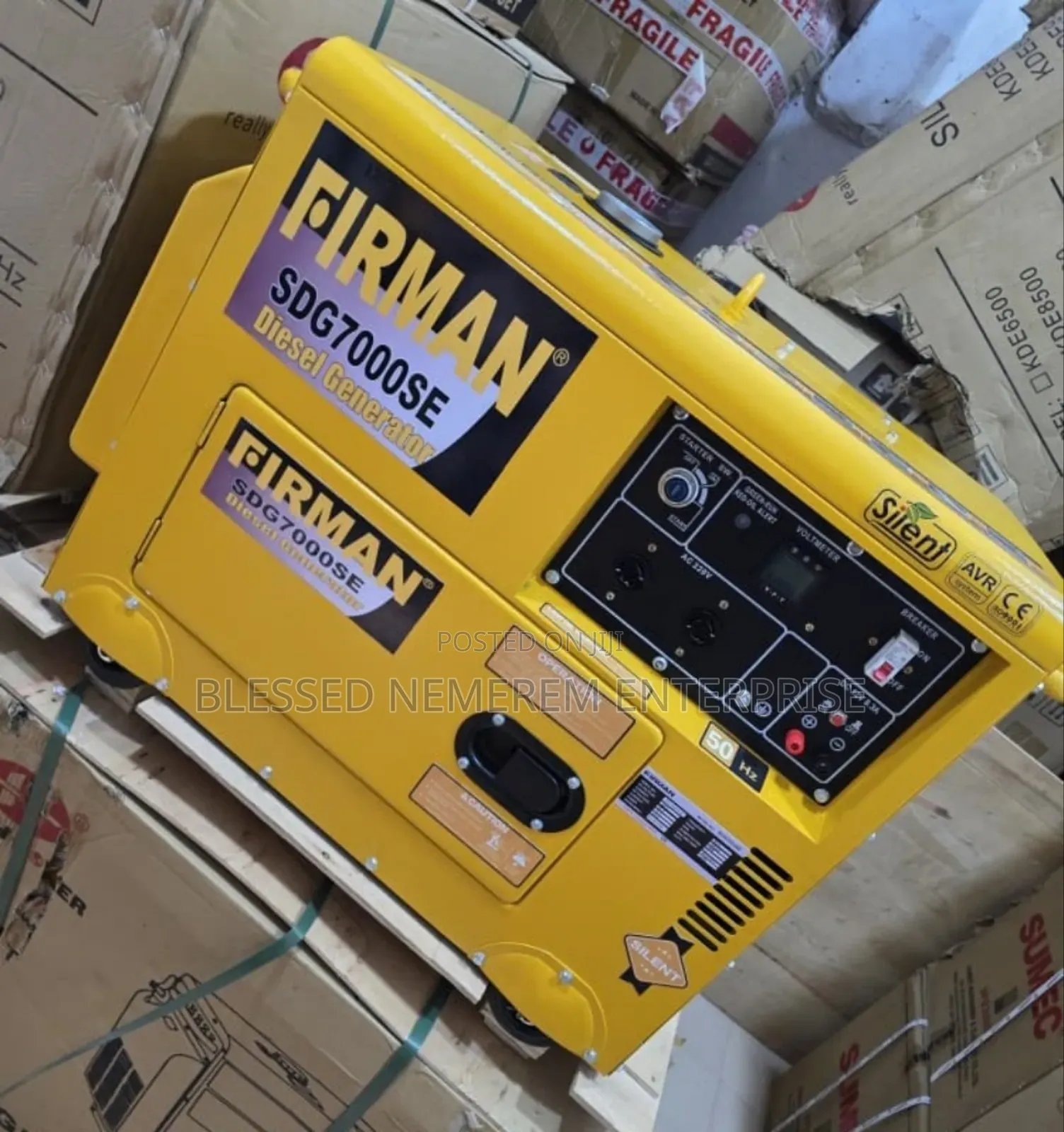 Best 6.5kva Firman Diesel Soundproof Gen 1years Wty