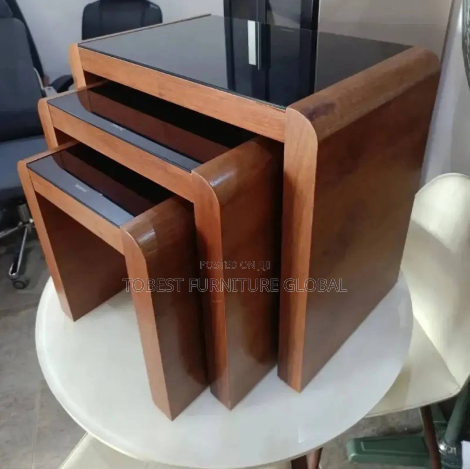 3 in 1 Luxury Wooden Side Table