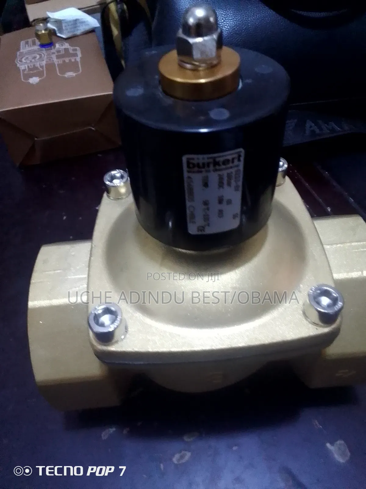 Burket Solenoid Valve 2way 3inches