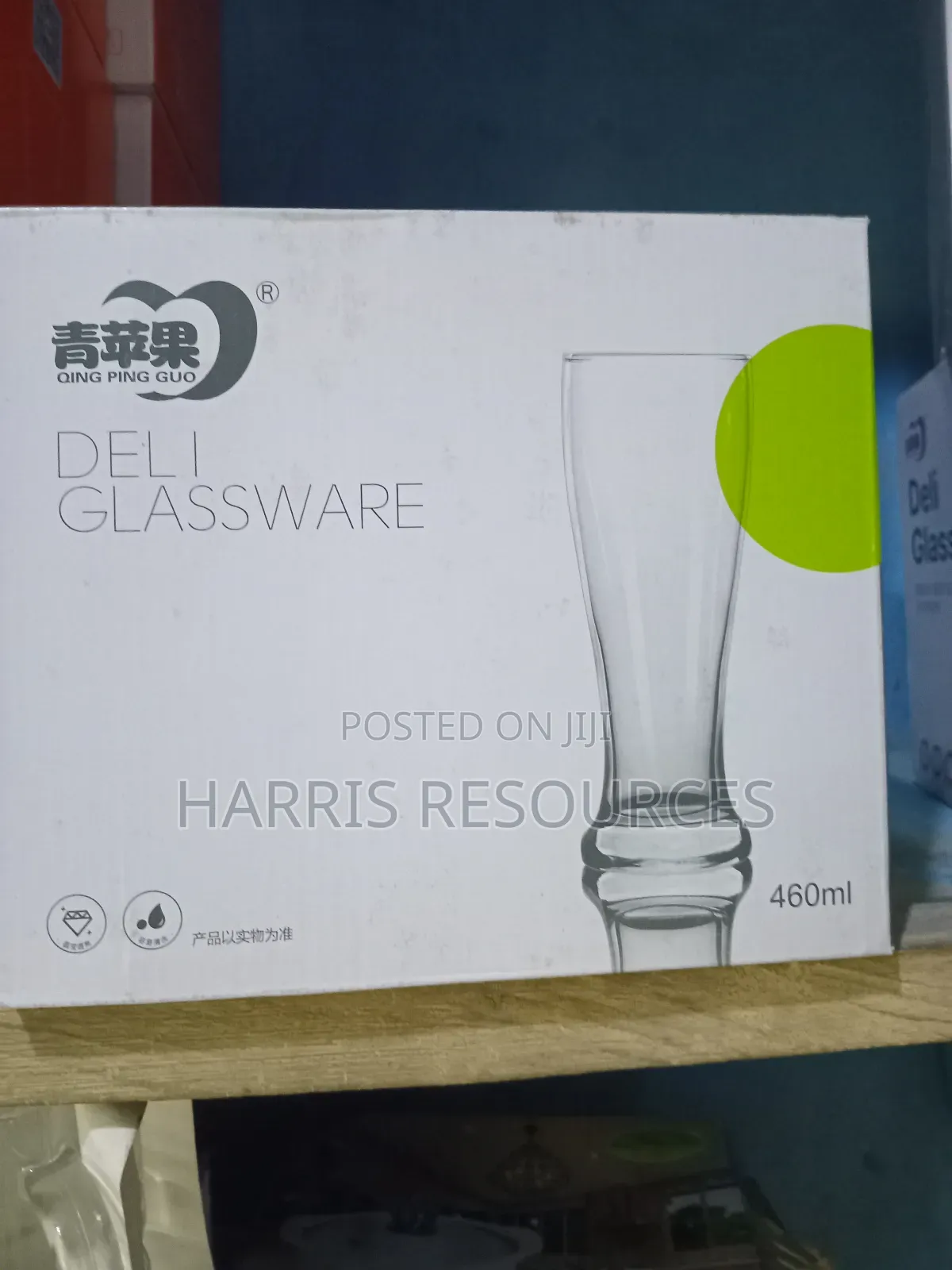Deli Glassware Beer /Water Clear Glass Cups 6pcs-460ml