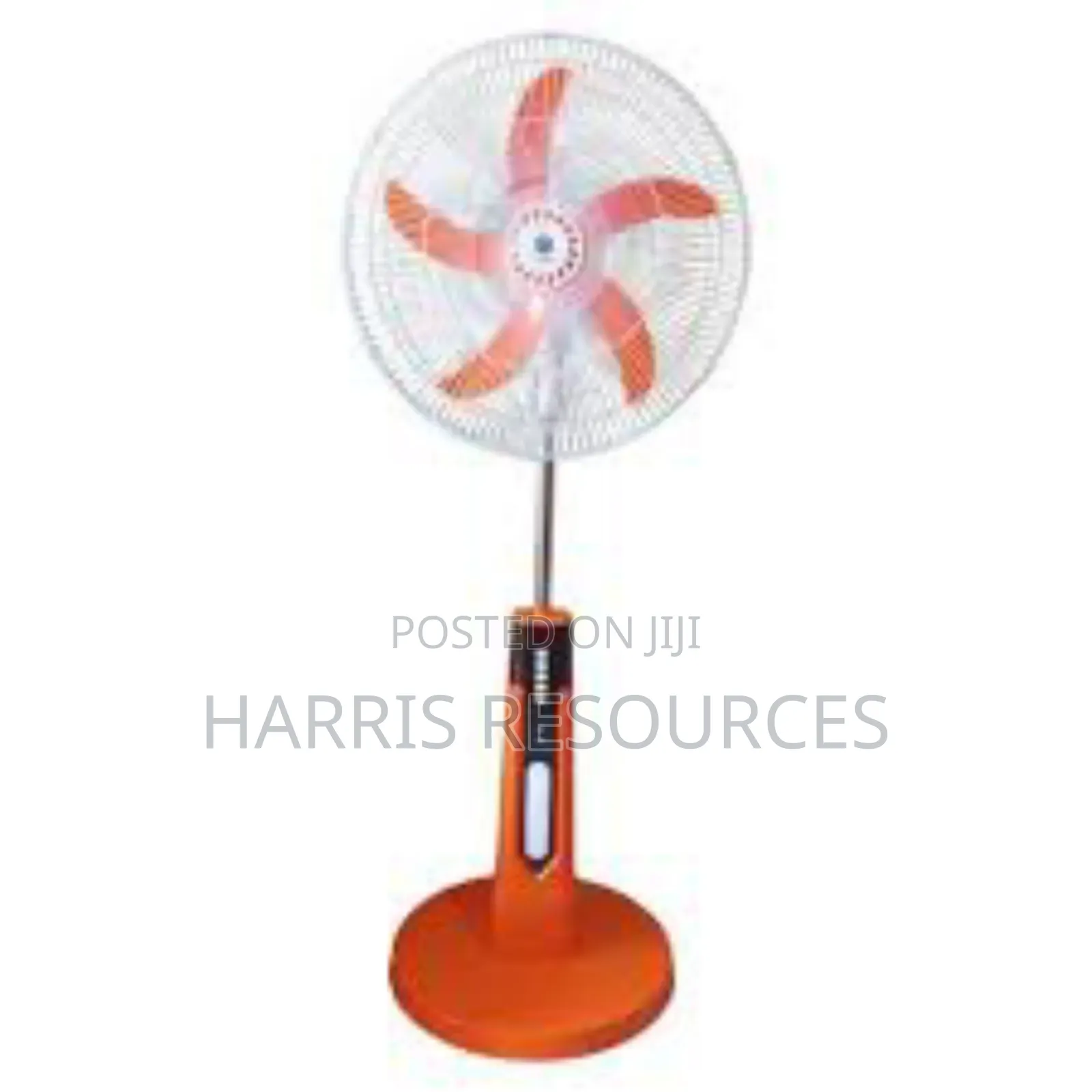 18 Inches Standing Fan With Solar Panel and Bulbs