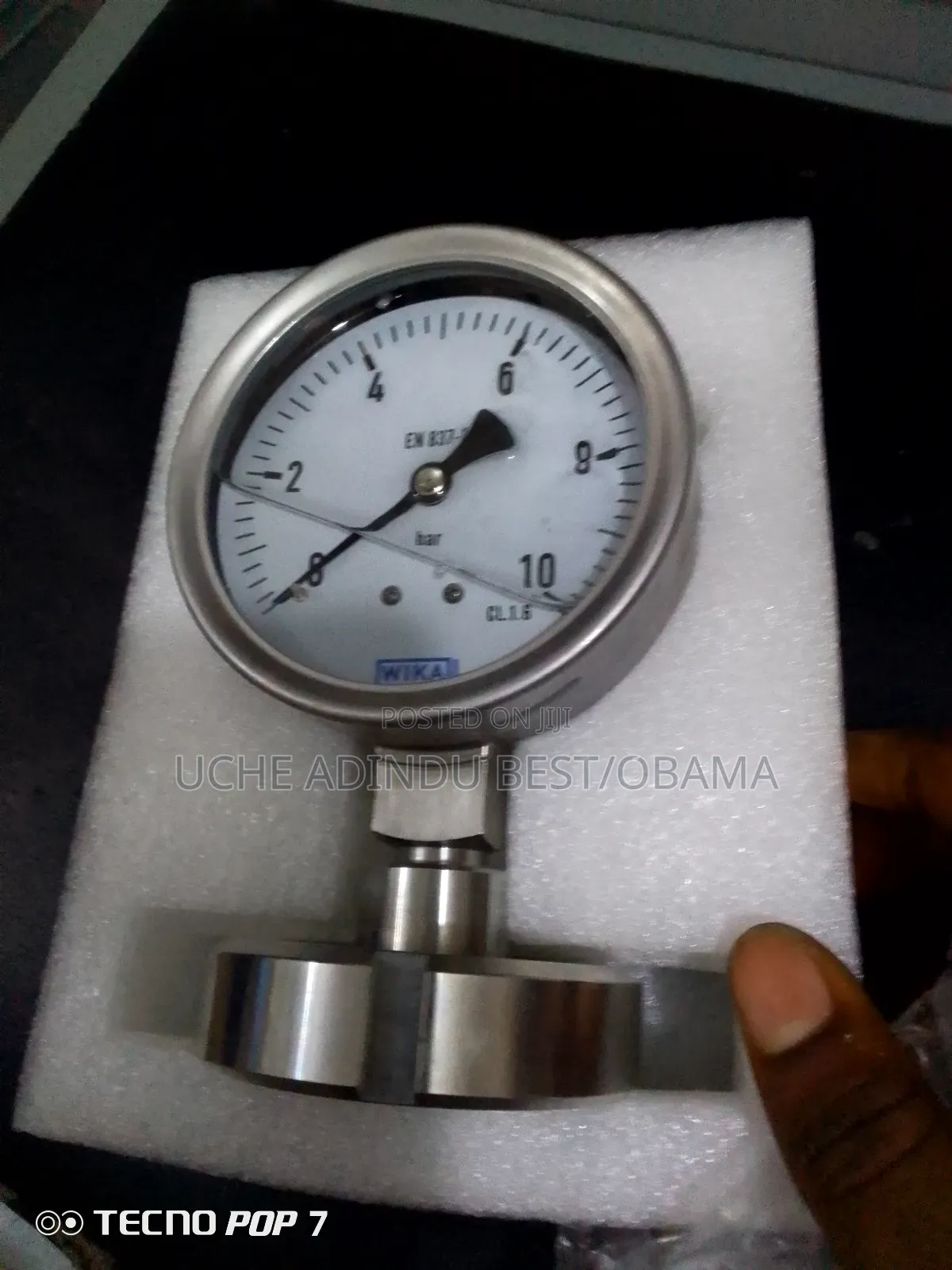 Wika Diaphragm Pressure Gauge 0-10bar 4 Inches