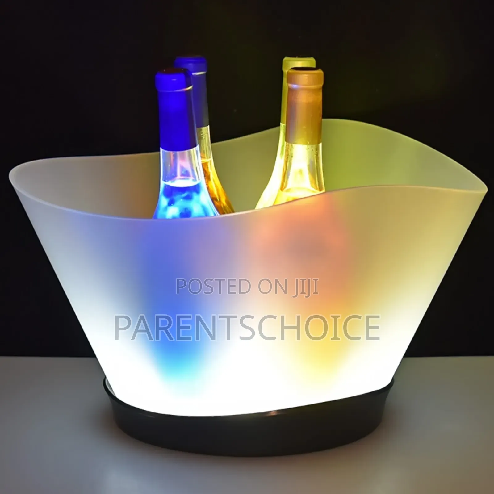 Rechargeable Led Light Up Plastic Ice Bucket 12l