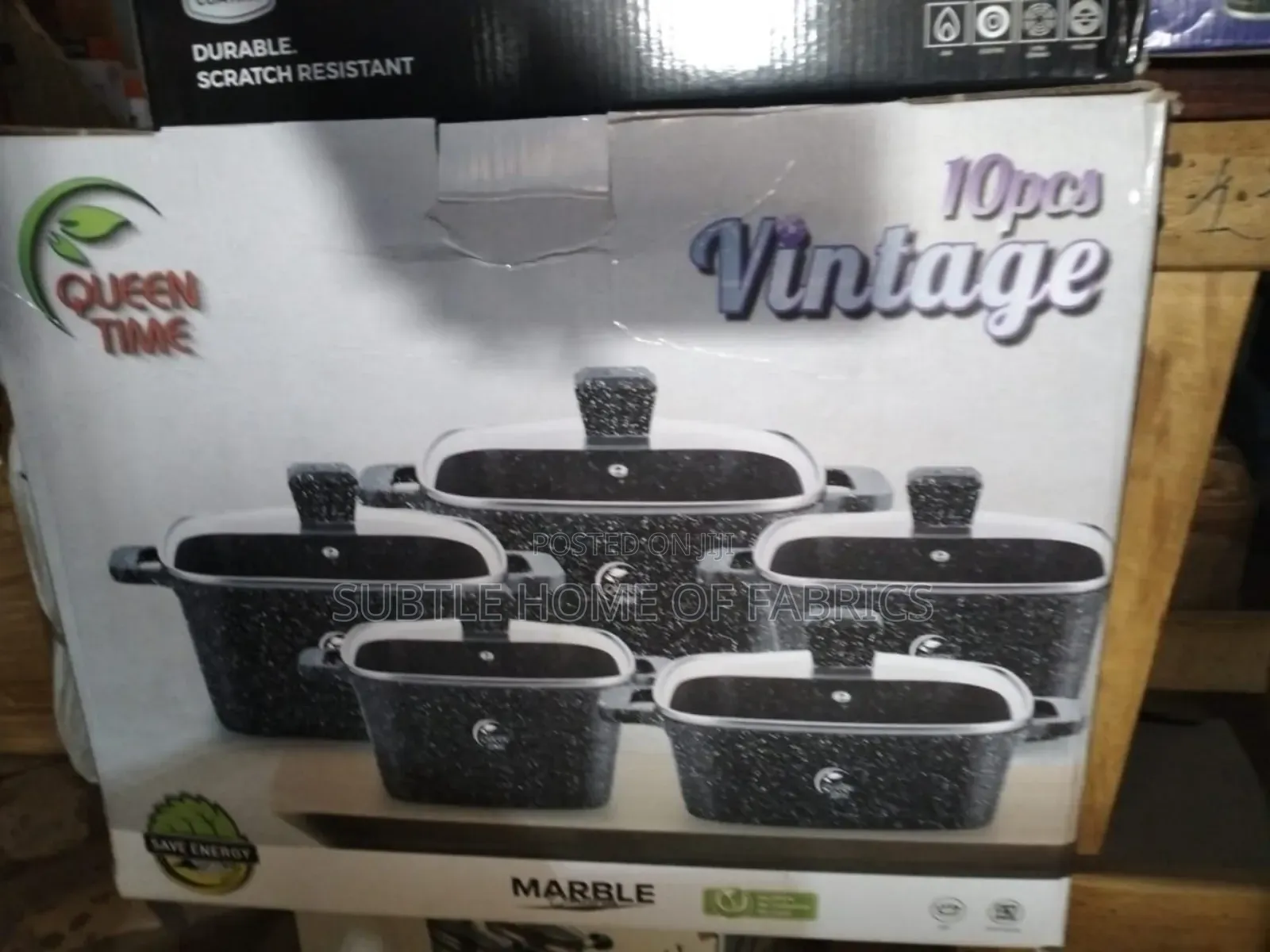 10pcs Marble Non-Stick Cookware Set – Family, Home, Restaurants Use