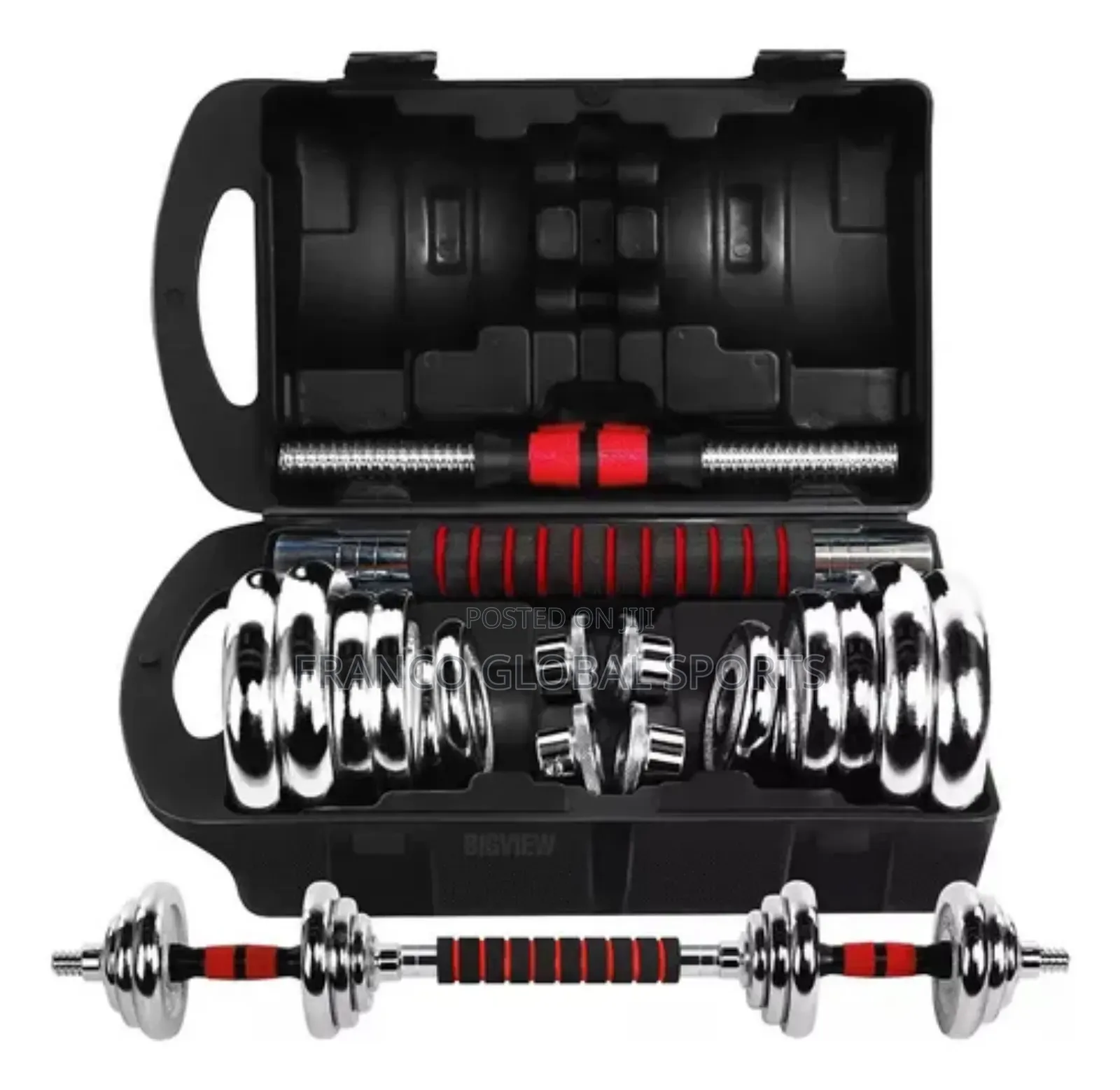 Adjustable Dumbbell and Barbell Set