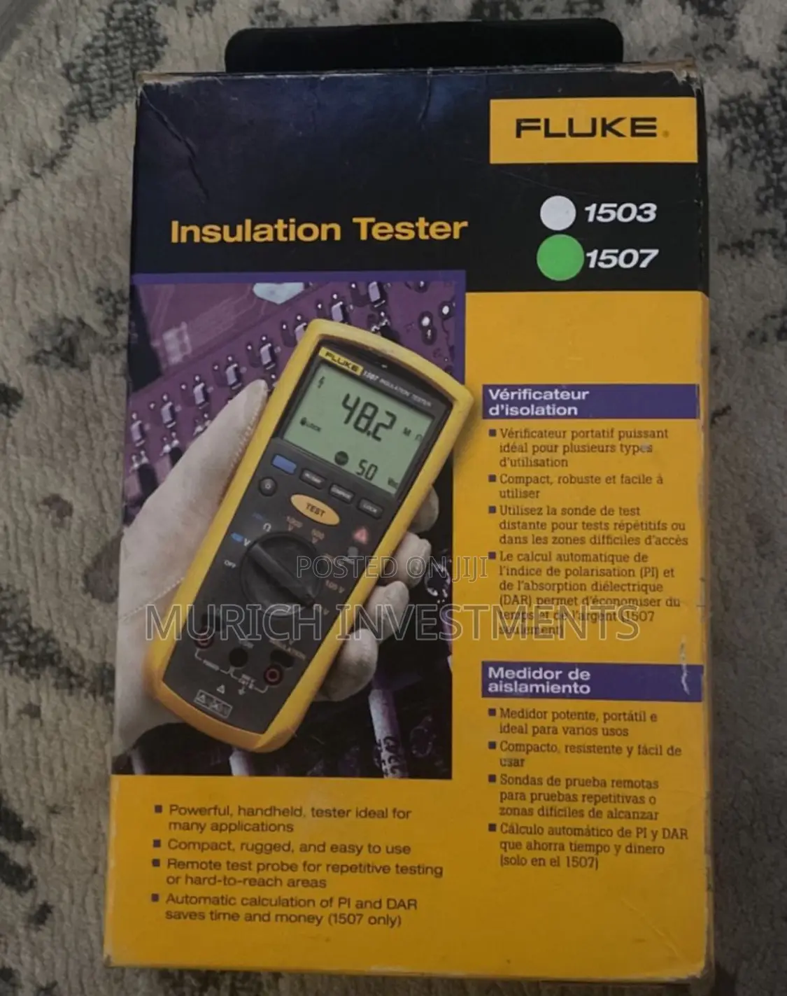 Fluke 1507 Insulation Resistance Tester
