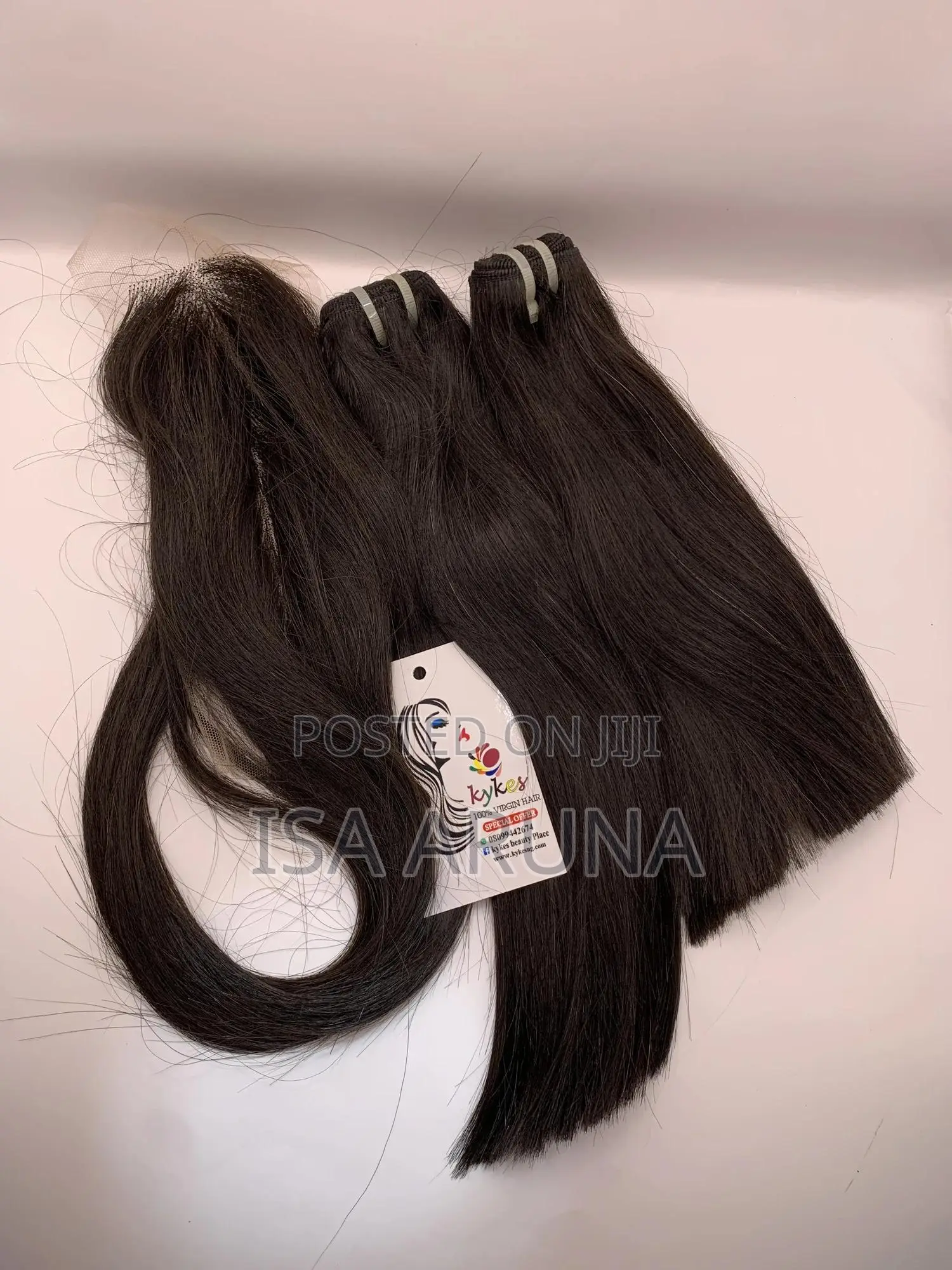 Super Double Drawn Bone Straight Bundles and Closure