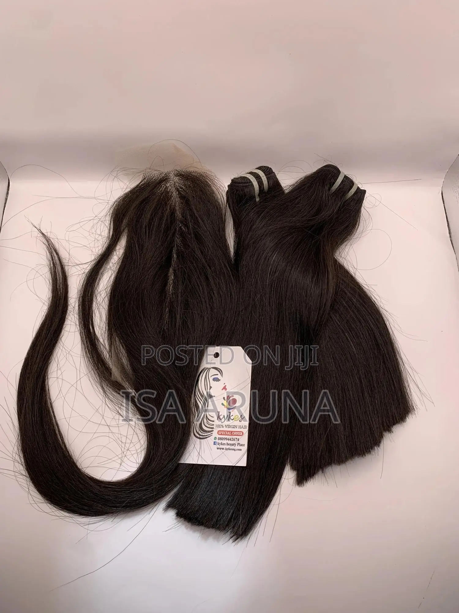 Super Double Drawn Bone Straight Bundles and Closure