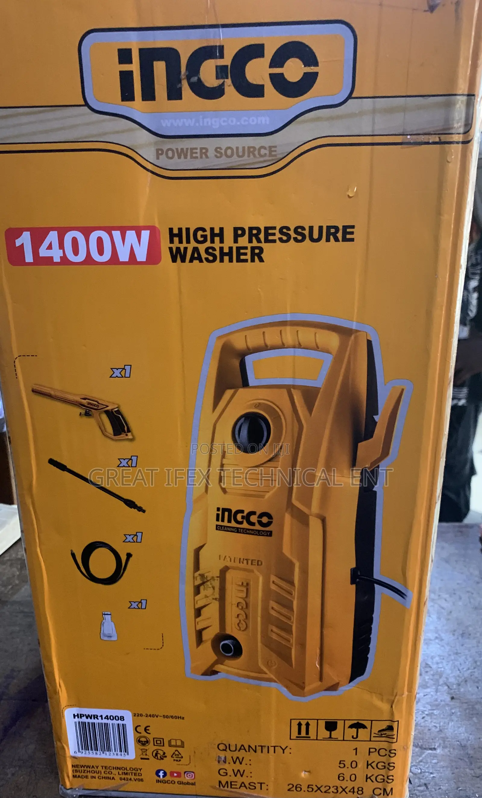 1400w High Pressure Washer