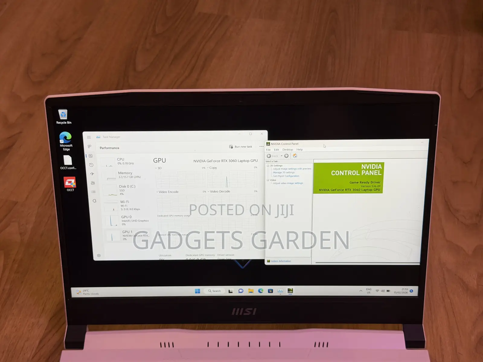 Laptop MSI MSI Sword 15 16GB Intel Core I7 SSD 1T