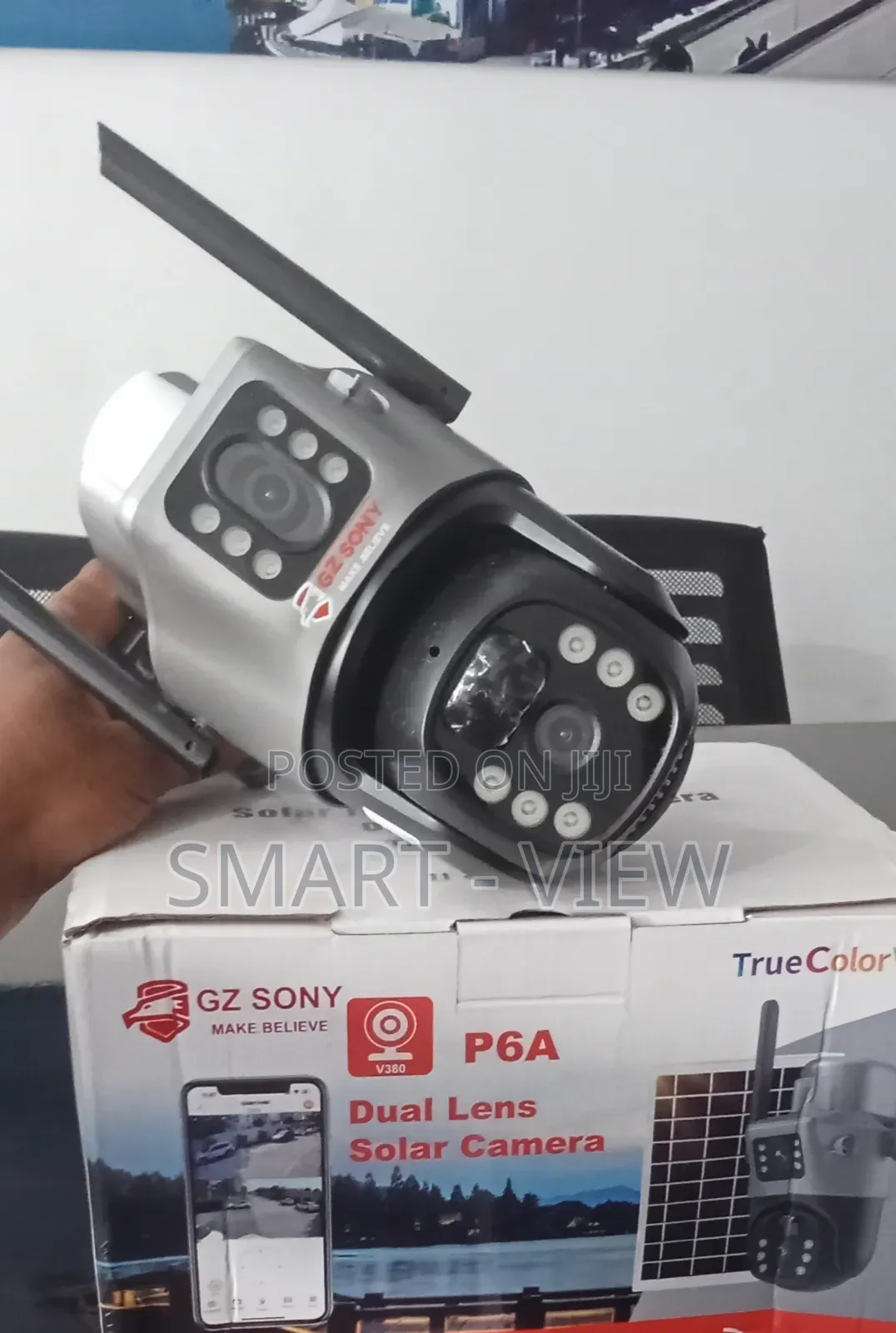 Dual Lens PTZ CCTV Solar Cameras
