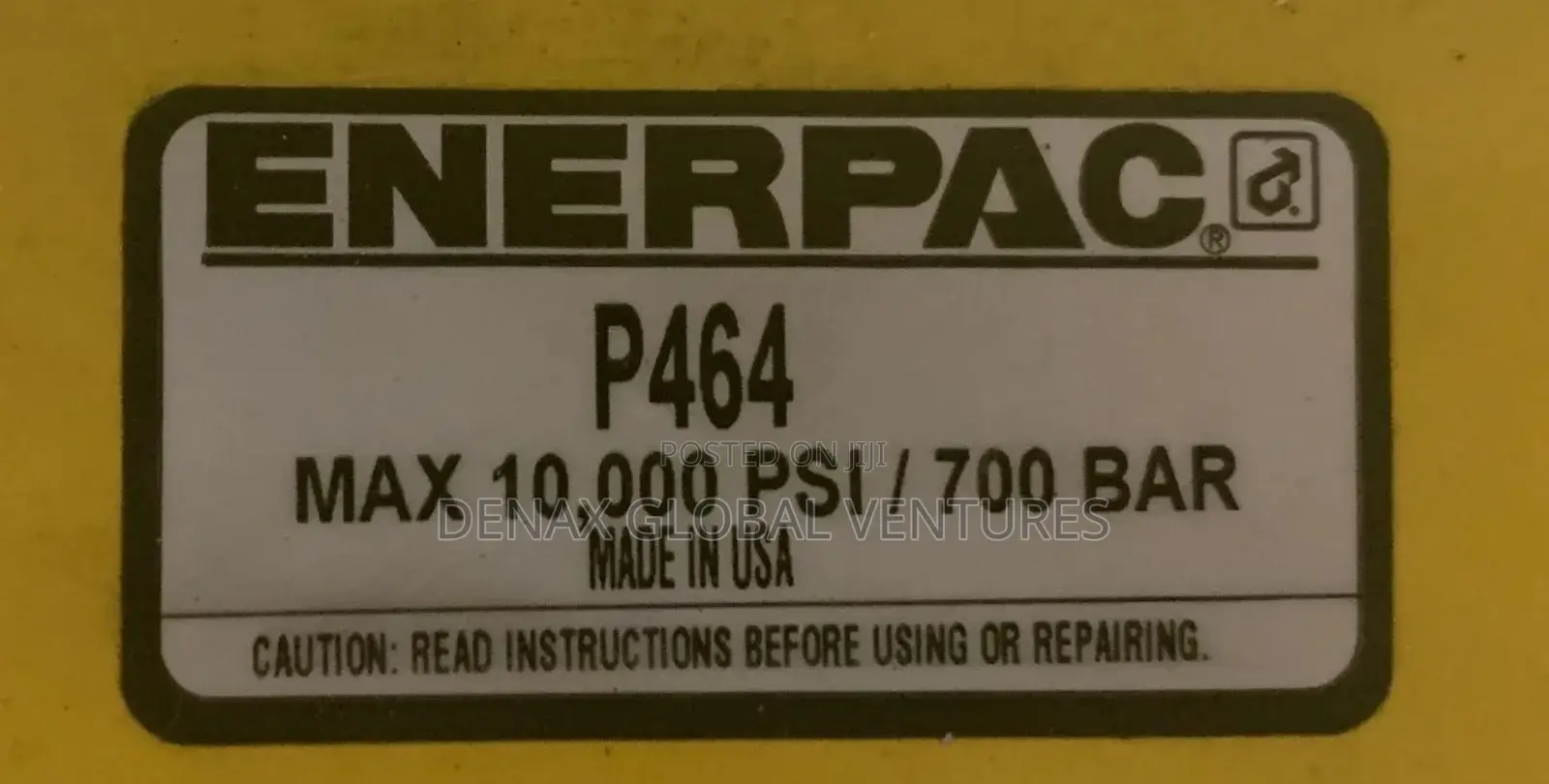 Enerpac P464 2speed Ultima Steel Hydraulic Hand Pump