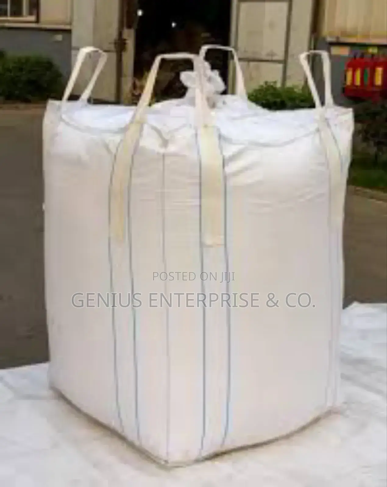 1100kg Plain White Pp Woven Jumbo Bulk Bags (2ton)