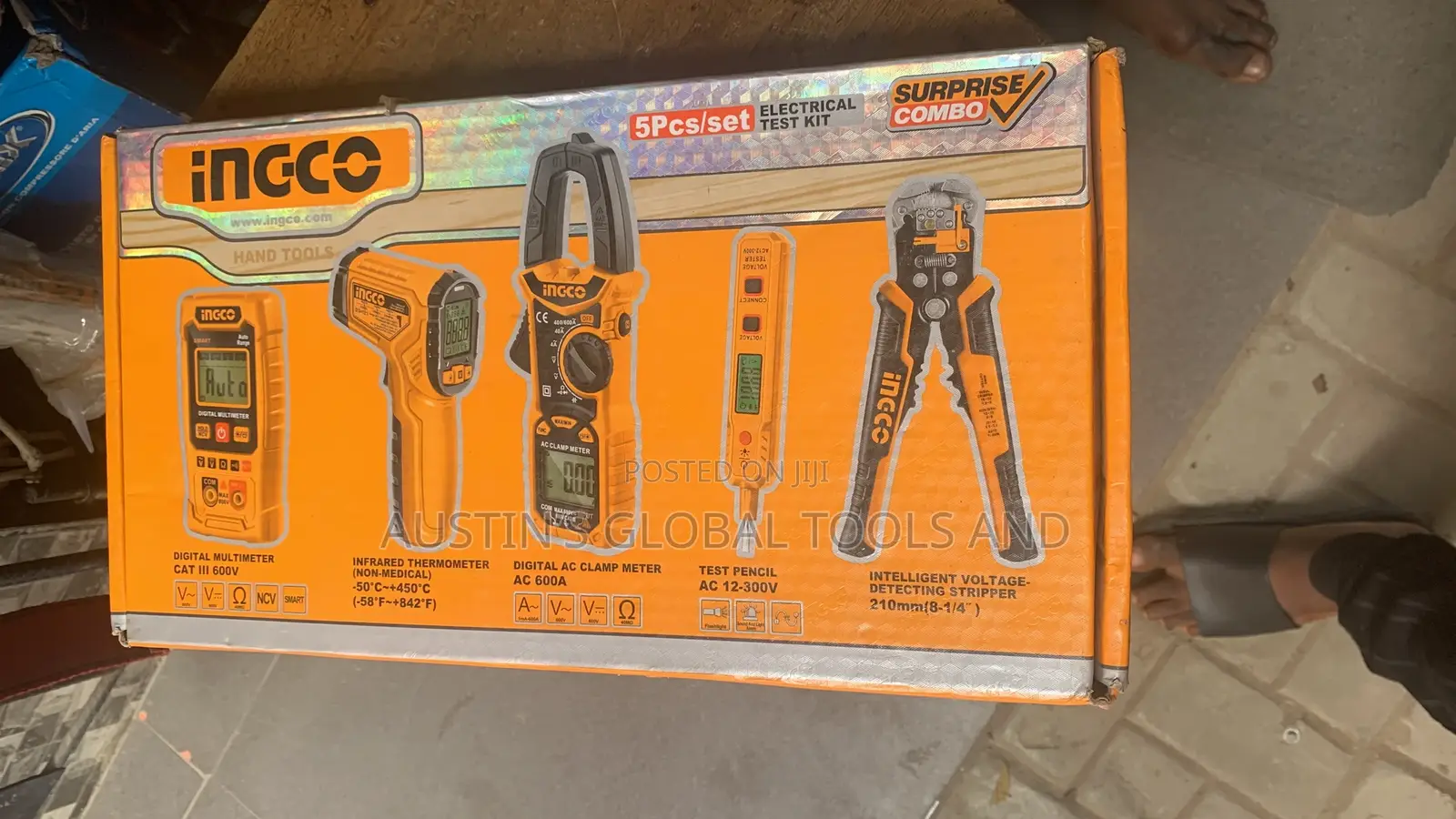 Ingco Electric Tester Kit 5pic