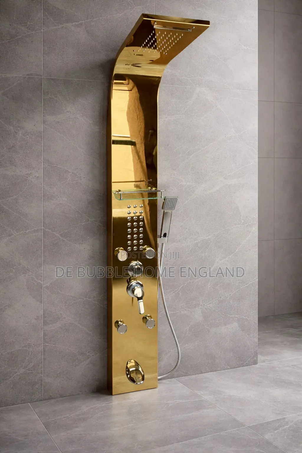 Luxury Power Shower Gold