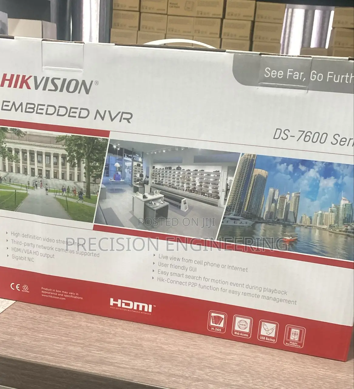 Hikvision Ds-7608ni-q1 8-ch 1u 4k Nvr (Network Video Recorder)