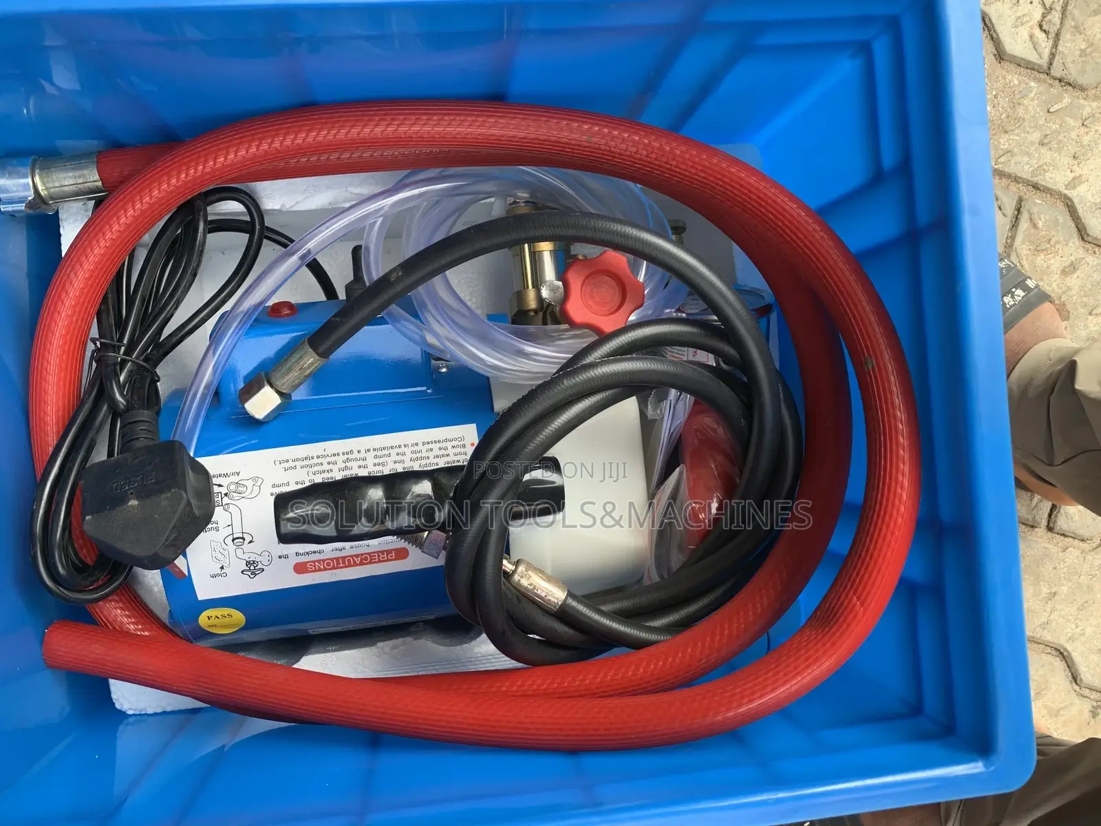 Electric Pressure Testing Bucket