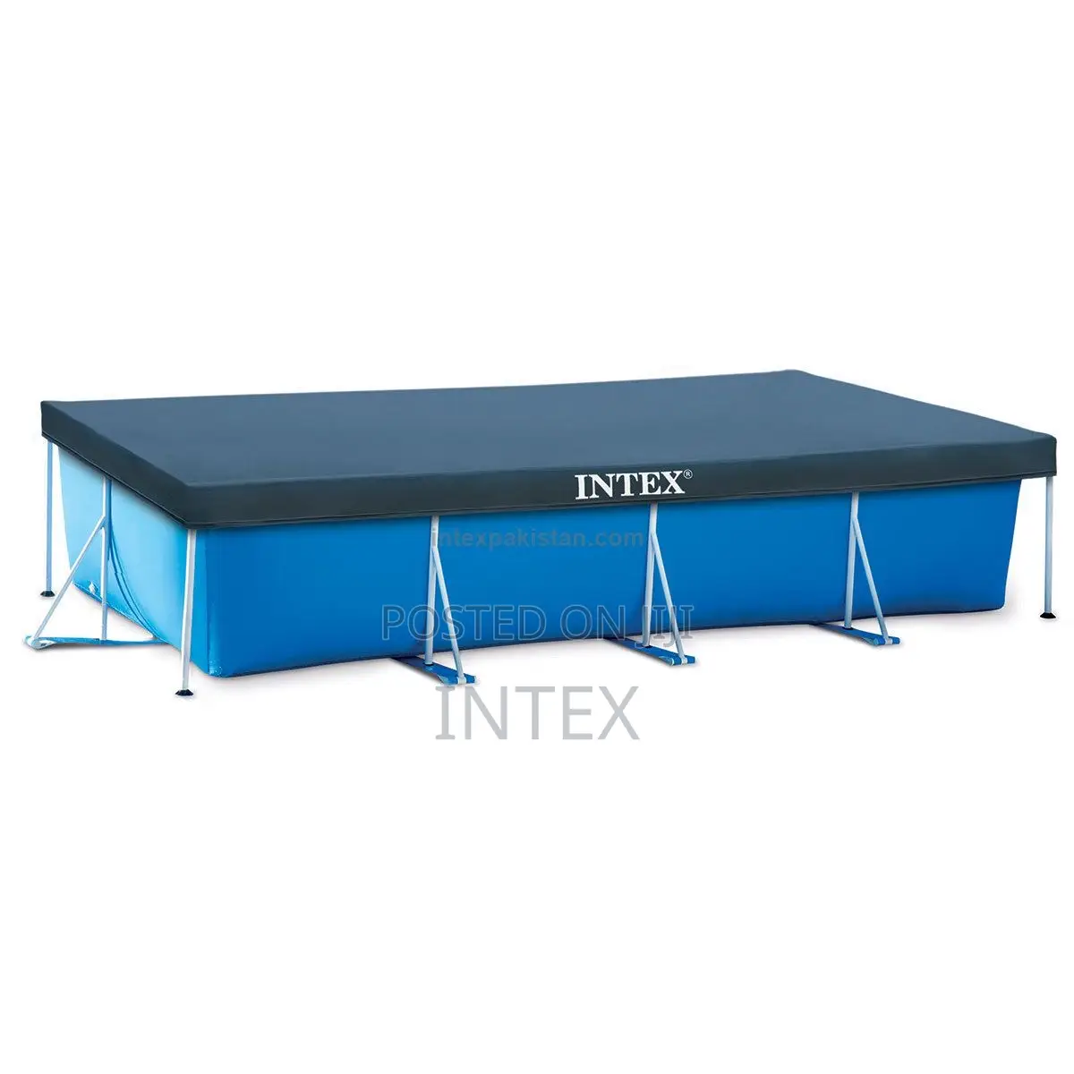 Intex Pool Cover Rectangular Frame ( 118" X 79" ) (3.00m X 2.00m)