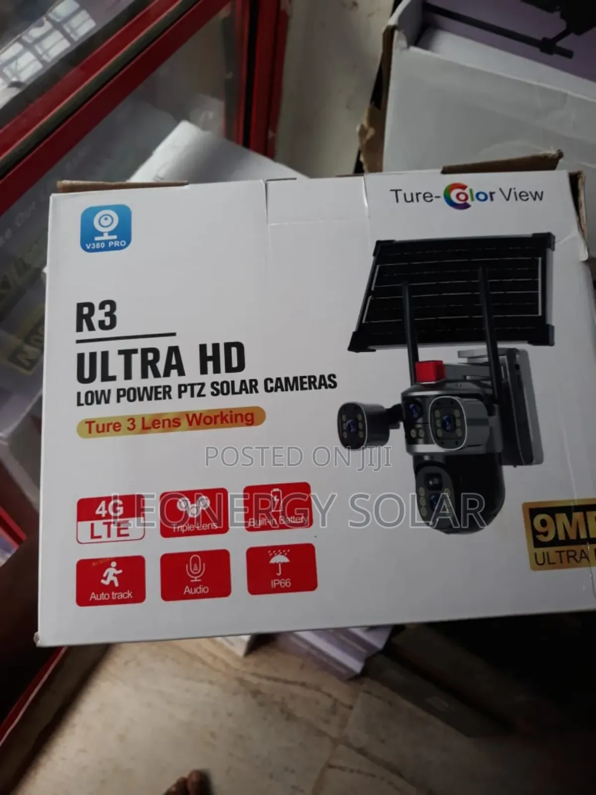 True Triple Lens Solar Camera PTZ With 4g Ai Alarm