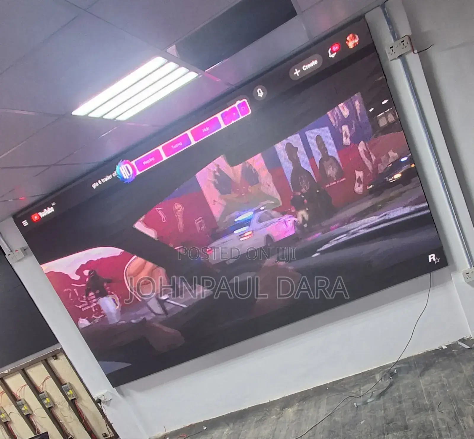 P4 10 by 6 Indoor Football Screen
