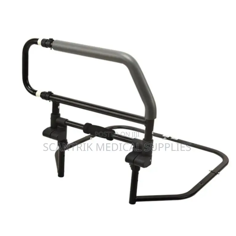 Adjustable Bed Assist Rail for Seniors With Storage Pocket