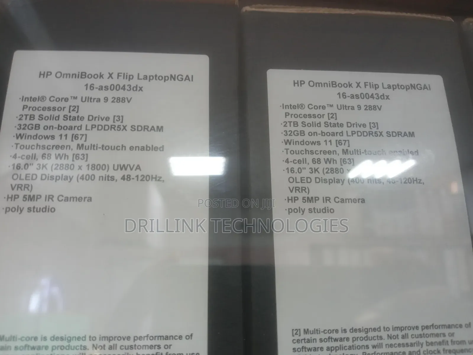 New Laptop HP OmniBook X Flip 16" 32GB Intel SSD 2T
