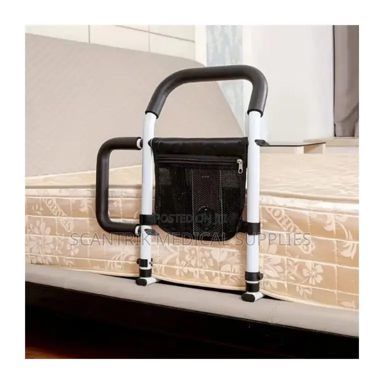 Multi-Functional Bed Assist Rail With Storage Organizer