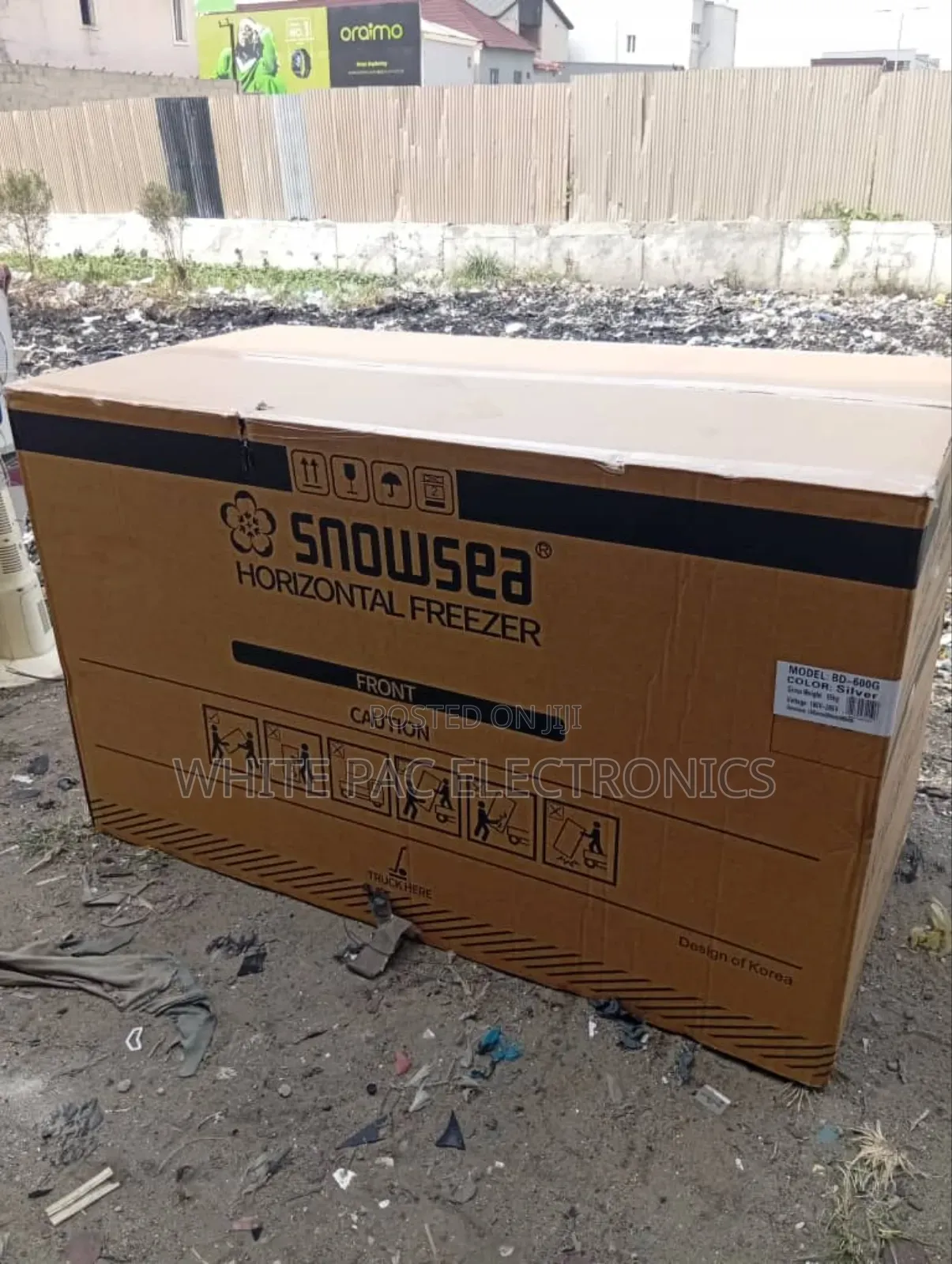 Snowsea Deep Freezer 600 L Double Door Inner Glass Door Super Cooling