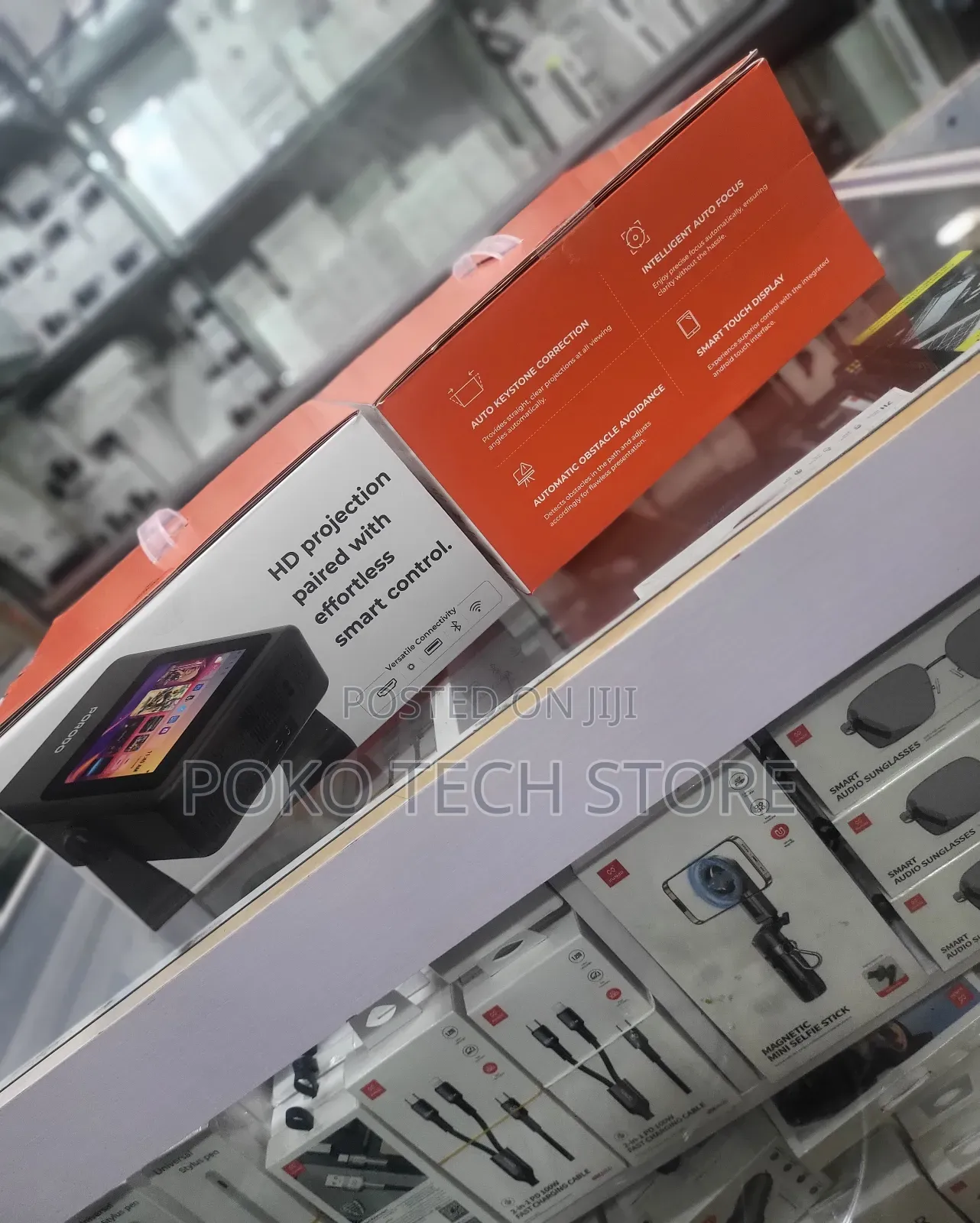 Porodo Lifestyle Optivis Smart Hd Projector.