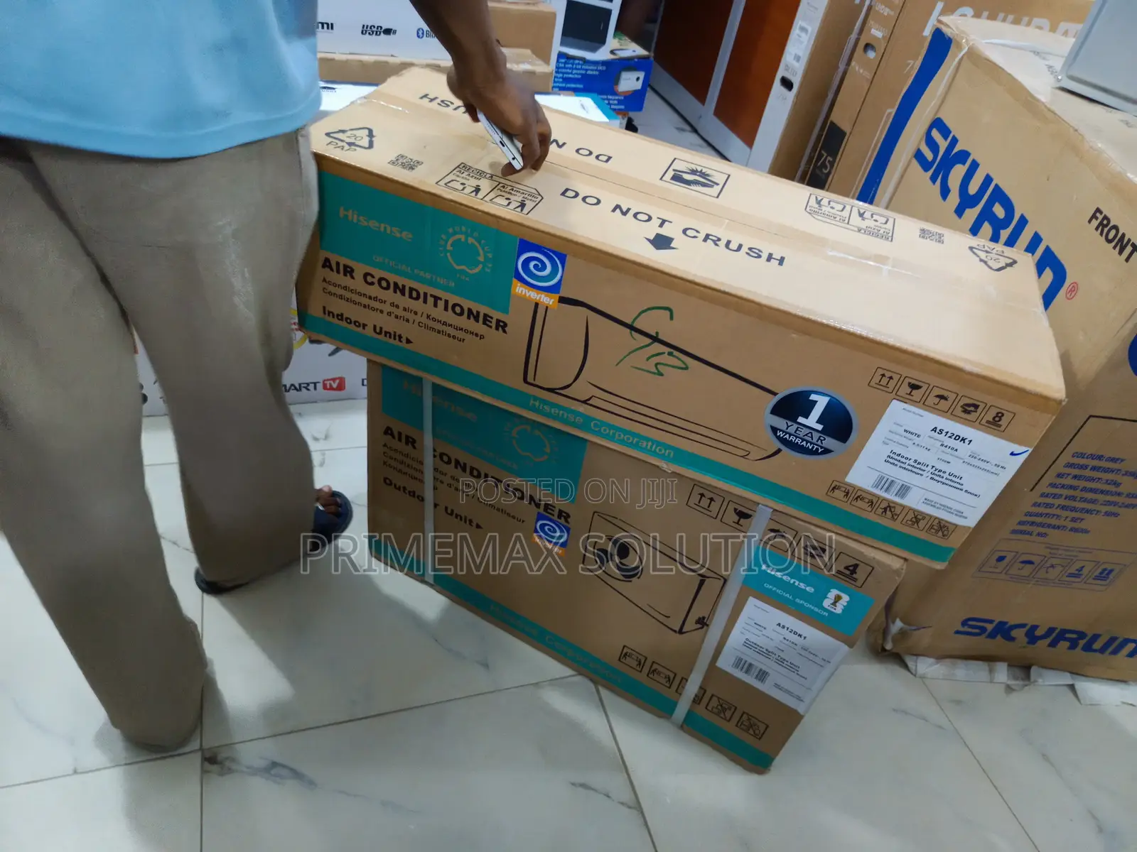 Hisense 1.5hp Long Distance Air Supply Inverter As12dk1