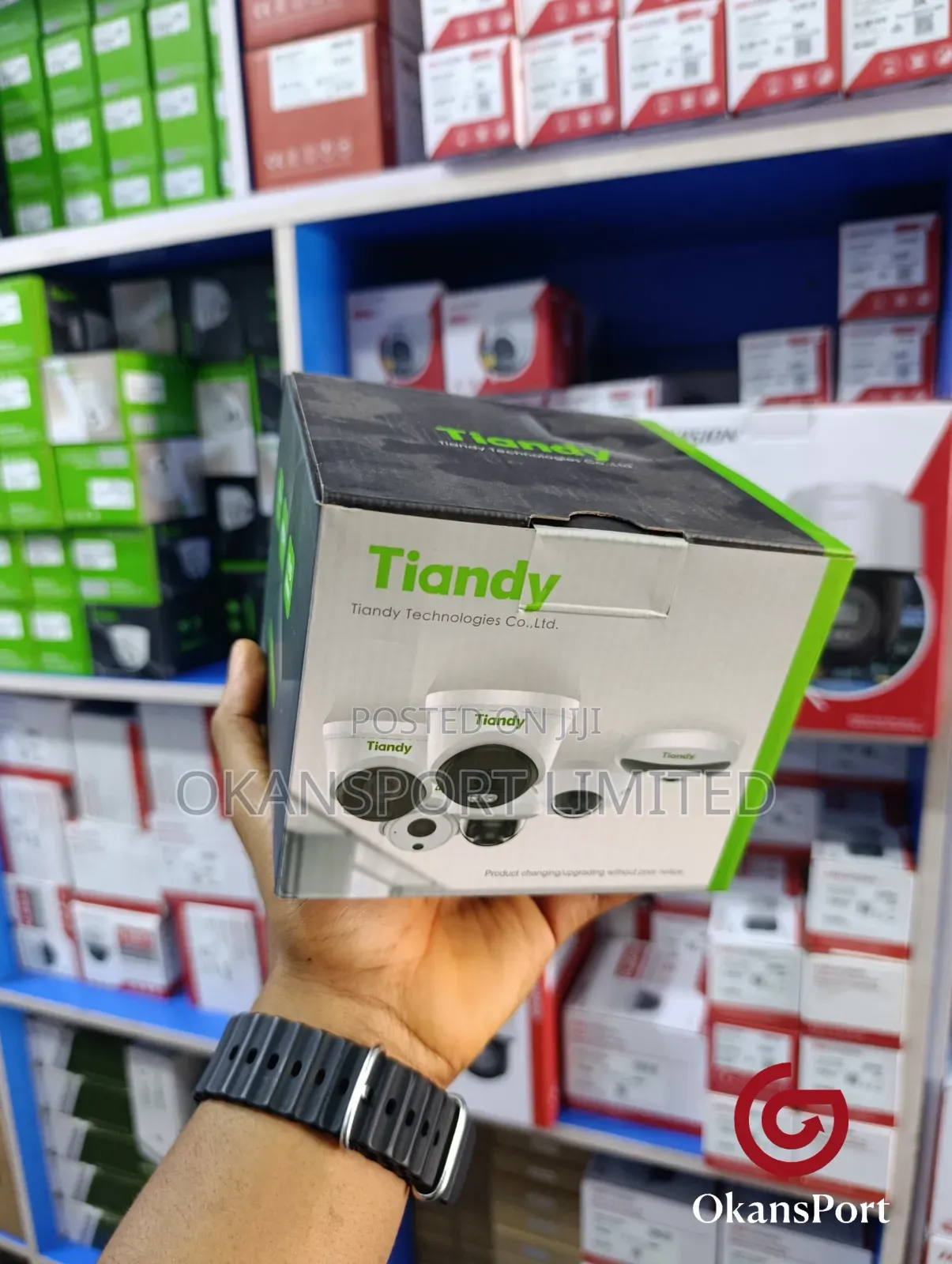 Tiandy 4mp 2mp Bullet Dome Color Maker Ip Camera Indoor Outdoor