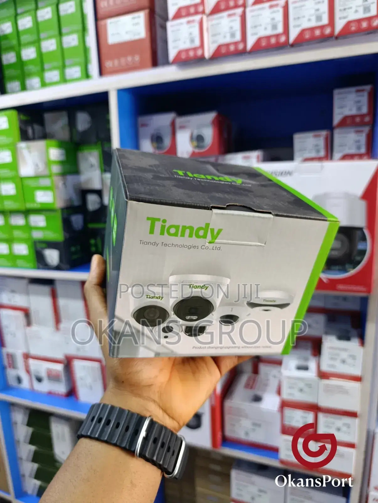 Tiandy 4mp 2mp Bullet Dome Color Maker Ip Camera Indoor Outdoor