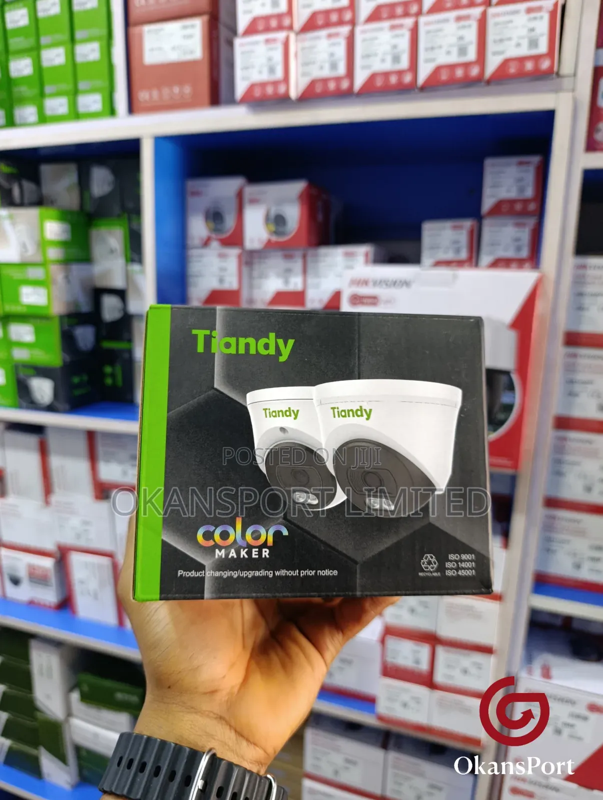 Tiandy 4mp 2mp Bullet Dome Color Maker Ip Camera Indoor Outdoor