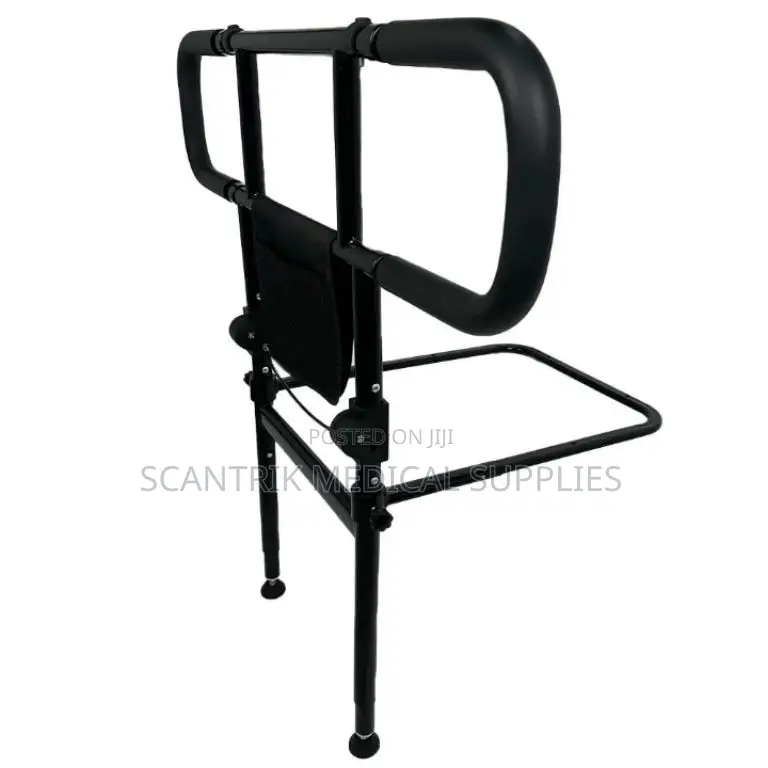 Quick-Install Bed Safety Rail With Secure Locking Mechanism