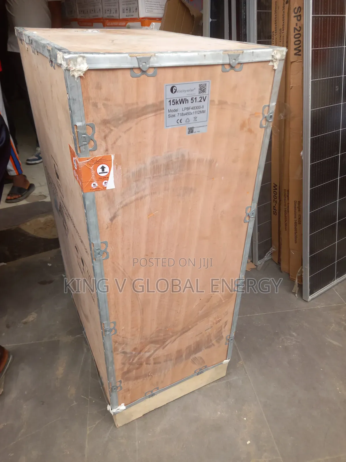 Felicity Solar 15kwh/51.2v Lithium Iron Battery