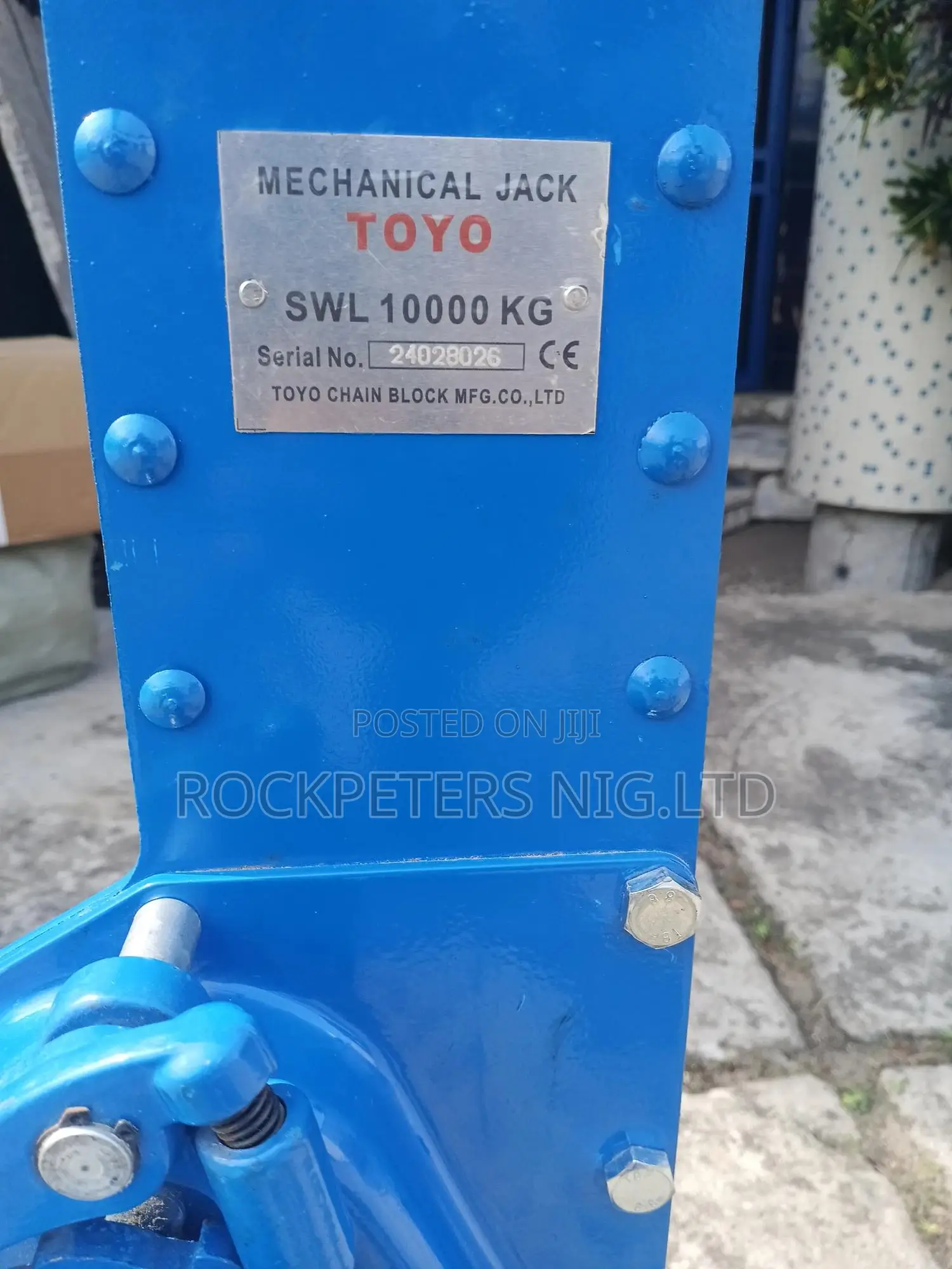 Toyo Swl10000 10tons Mechanical Steel Jack
