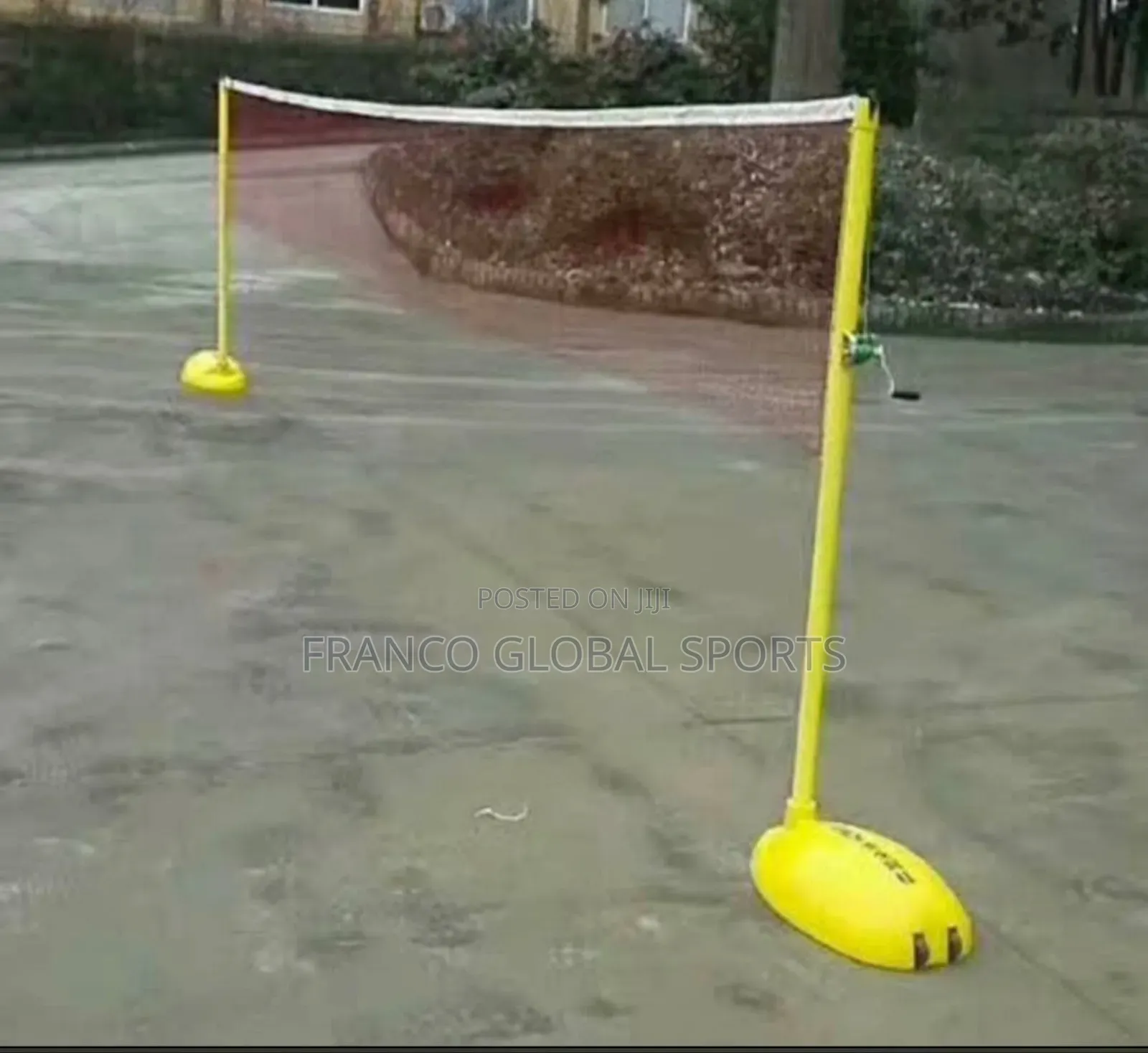 Portable Badminton Net Stand With Weighted Bases