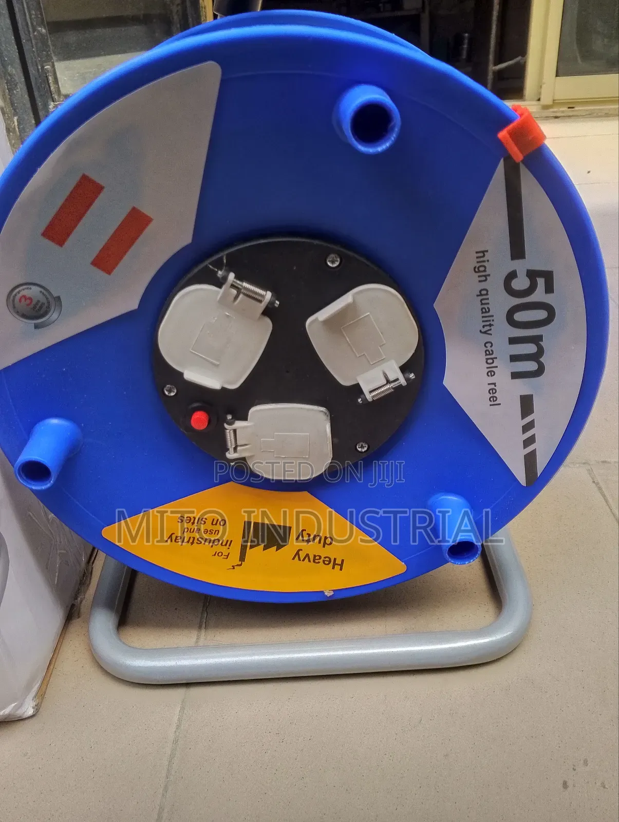 Brennenstuhl 50m Heavy-Duty Industrial Extension Cable Reel