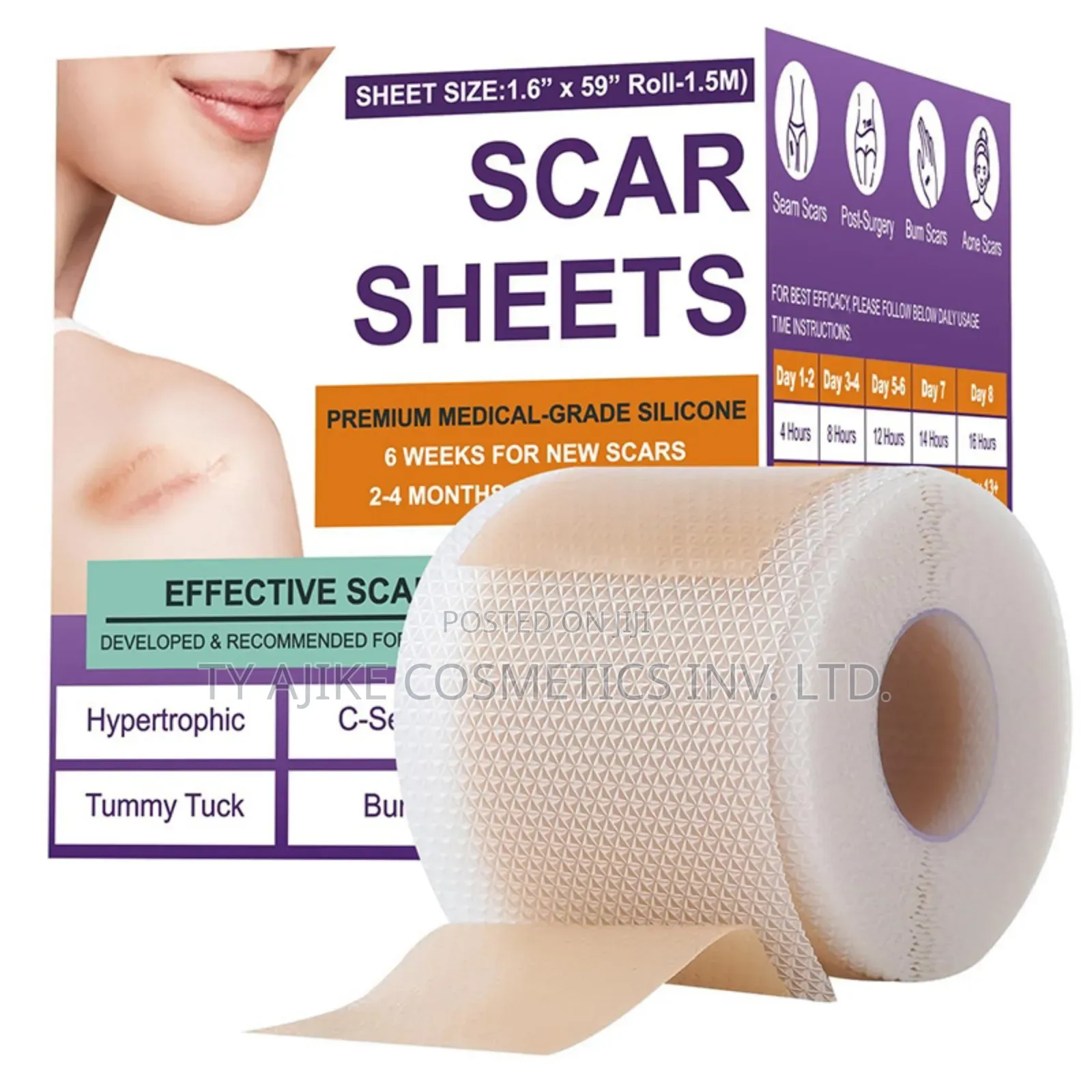 Silicone Scar Sheet - 1 Roll