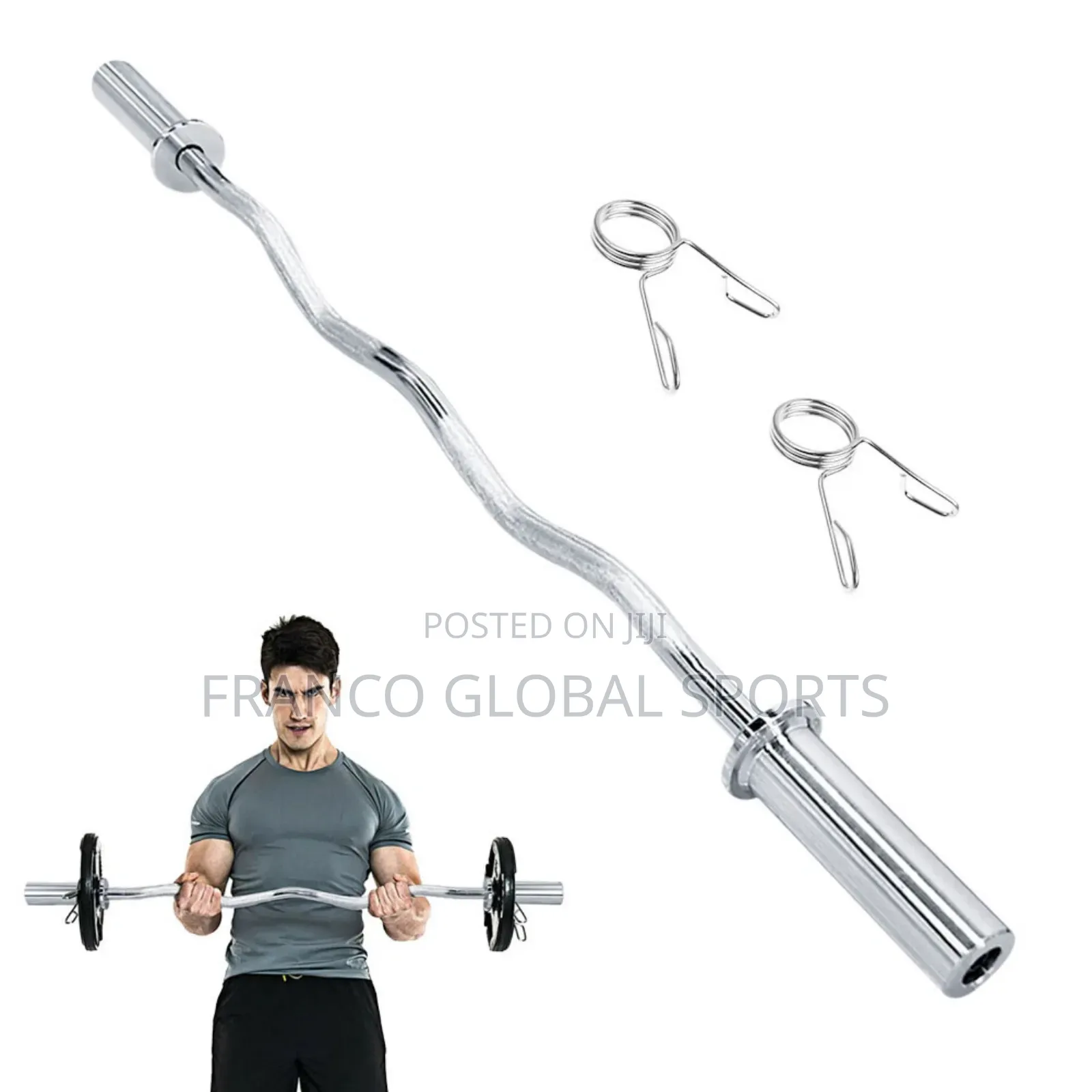 Curl Bar Olympic Ez Curl Barbell