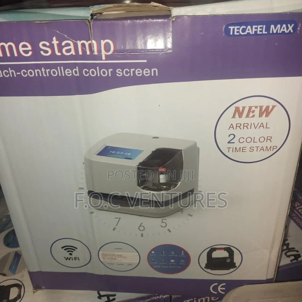 Digital Time Stamp Machine/Time And Date Recorder