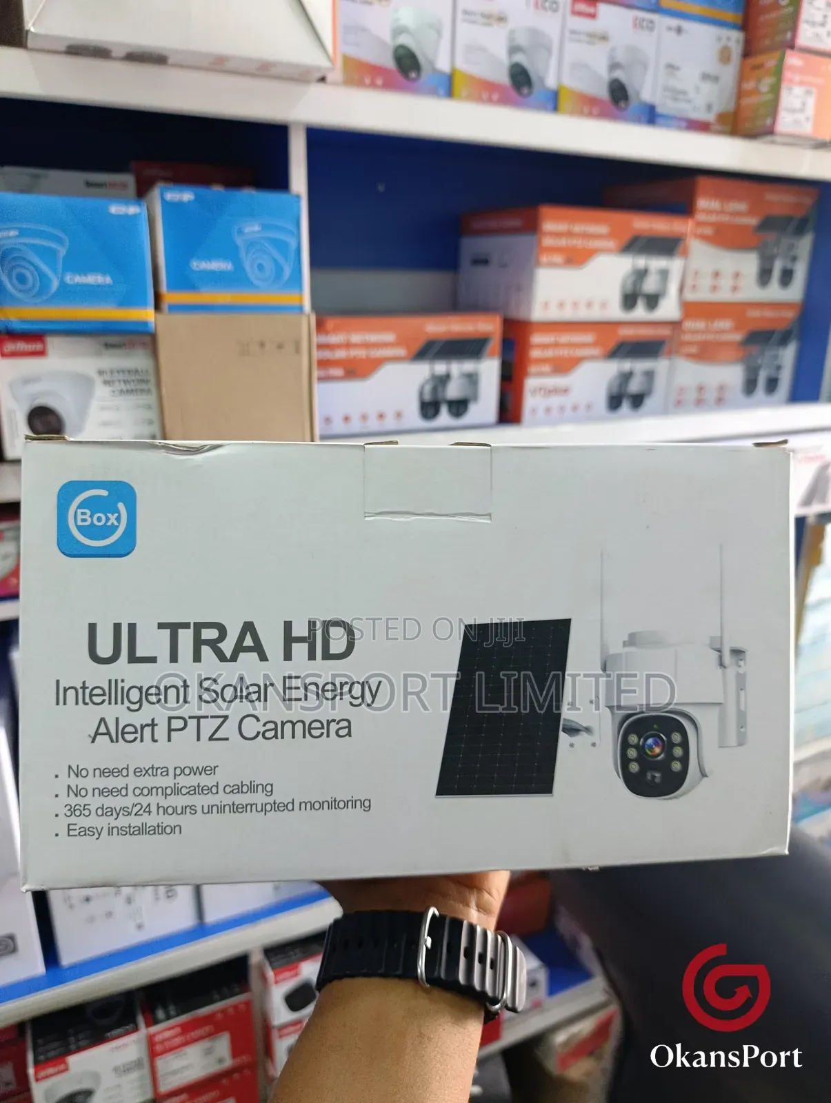 PTZ 4g Outdoor Security Camera Sim Card, Solar Wifi, Full-Color Night