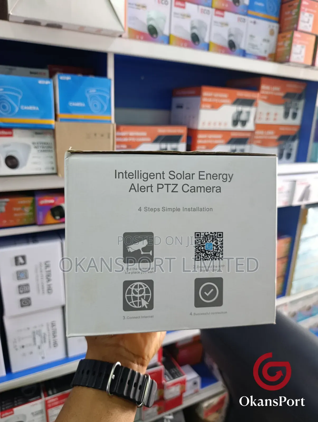 PTZ 4g Outdoor Security Camera Sim Card, Solar Wifi, Full-Color Night