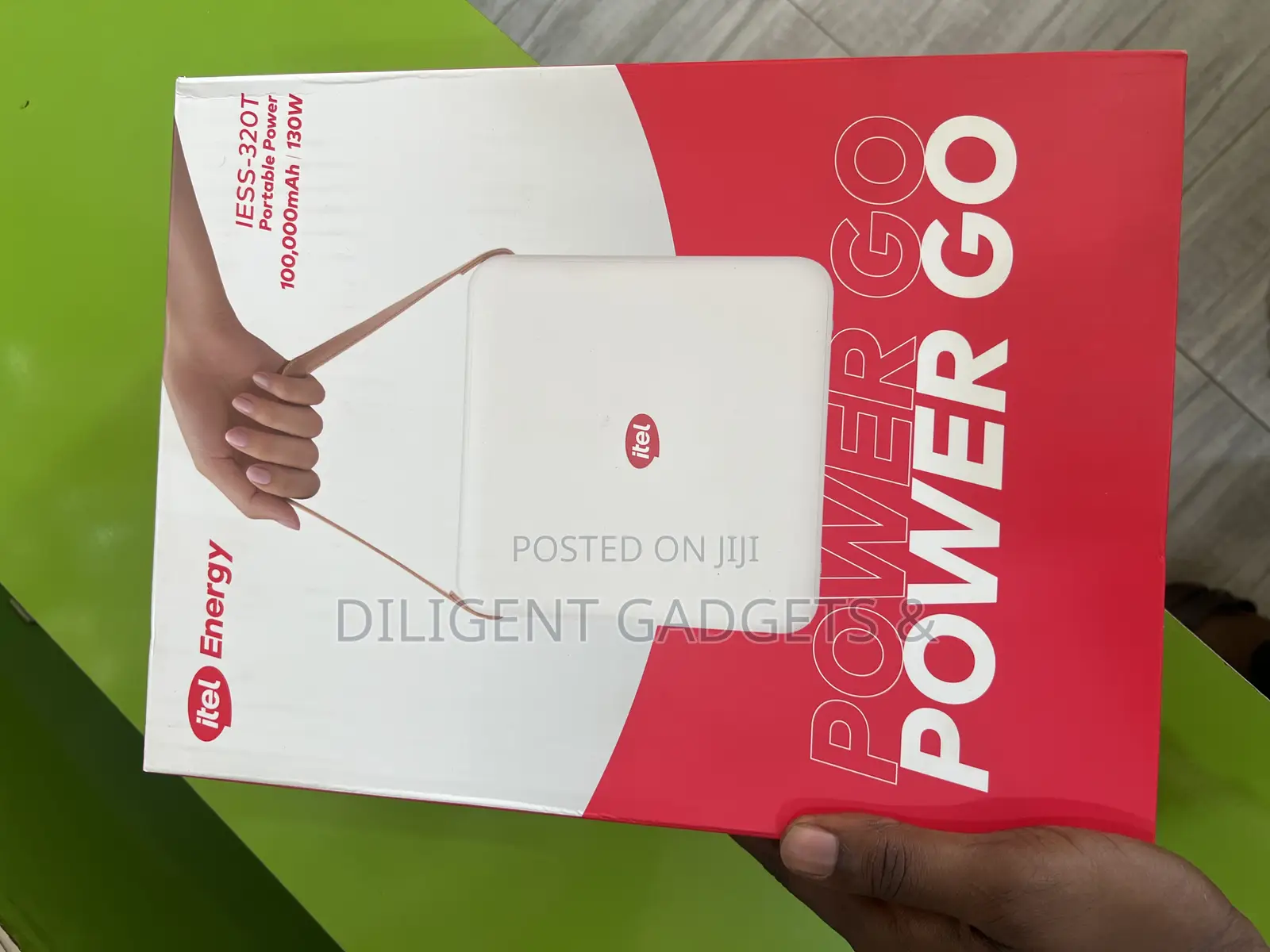 Itel Powergo Power Bank - Fast Charging, 100,000mah Original Backup