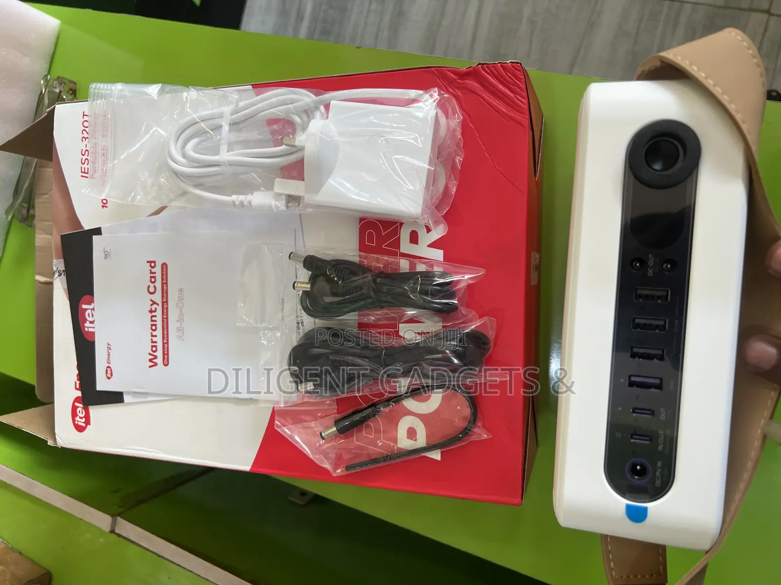 Itel Powergo Power Bank - Fast Charging, 100,000mah Original Backup