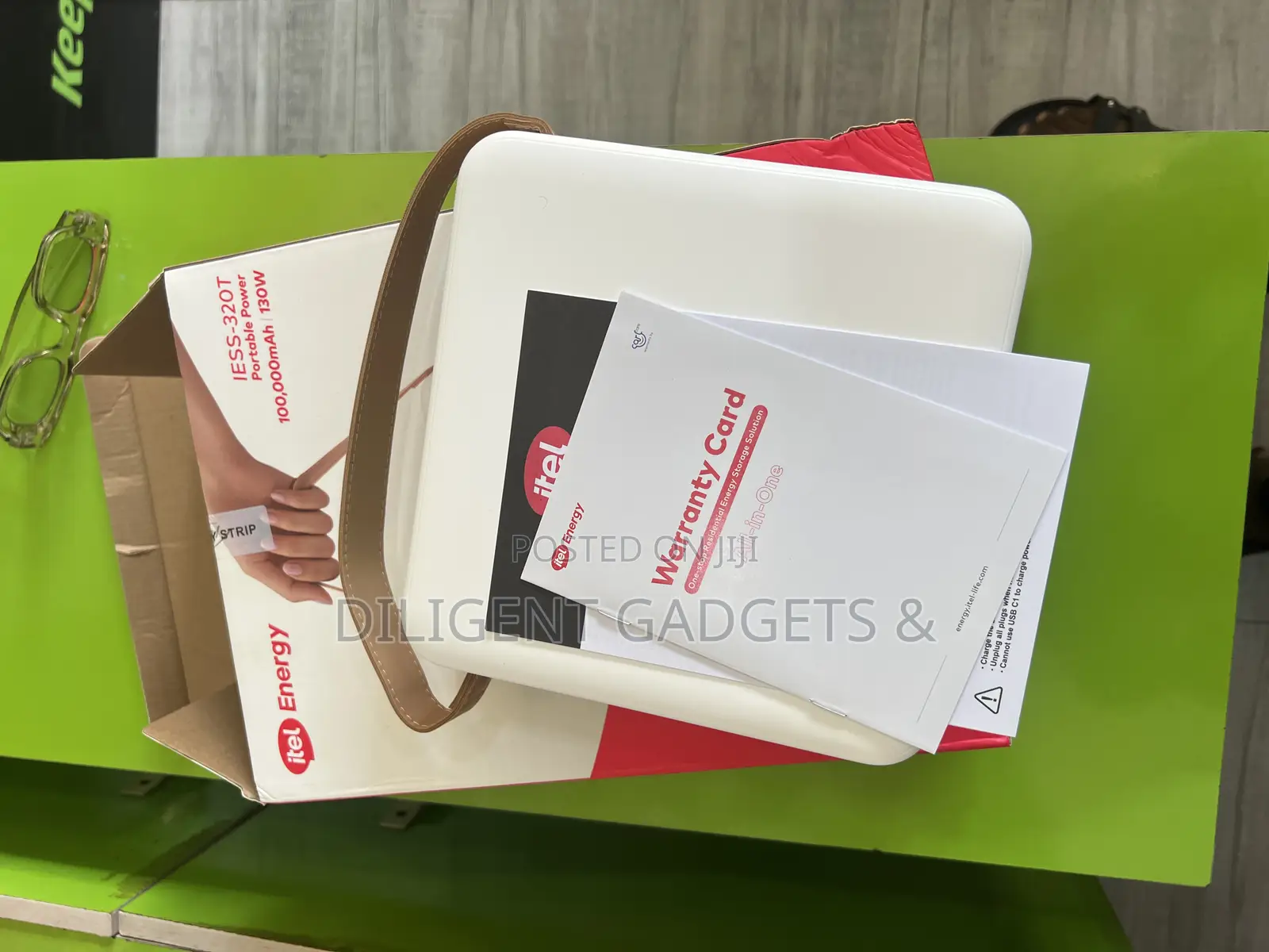 Itel Powergo Power Bank - Fast Charging, 100,000mah Original Backup