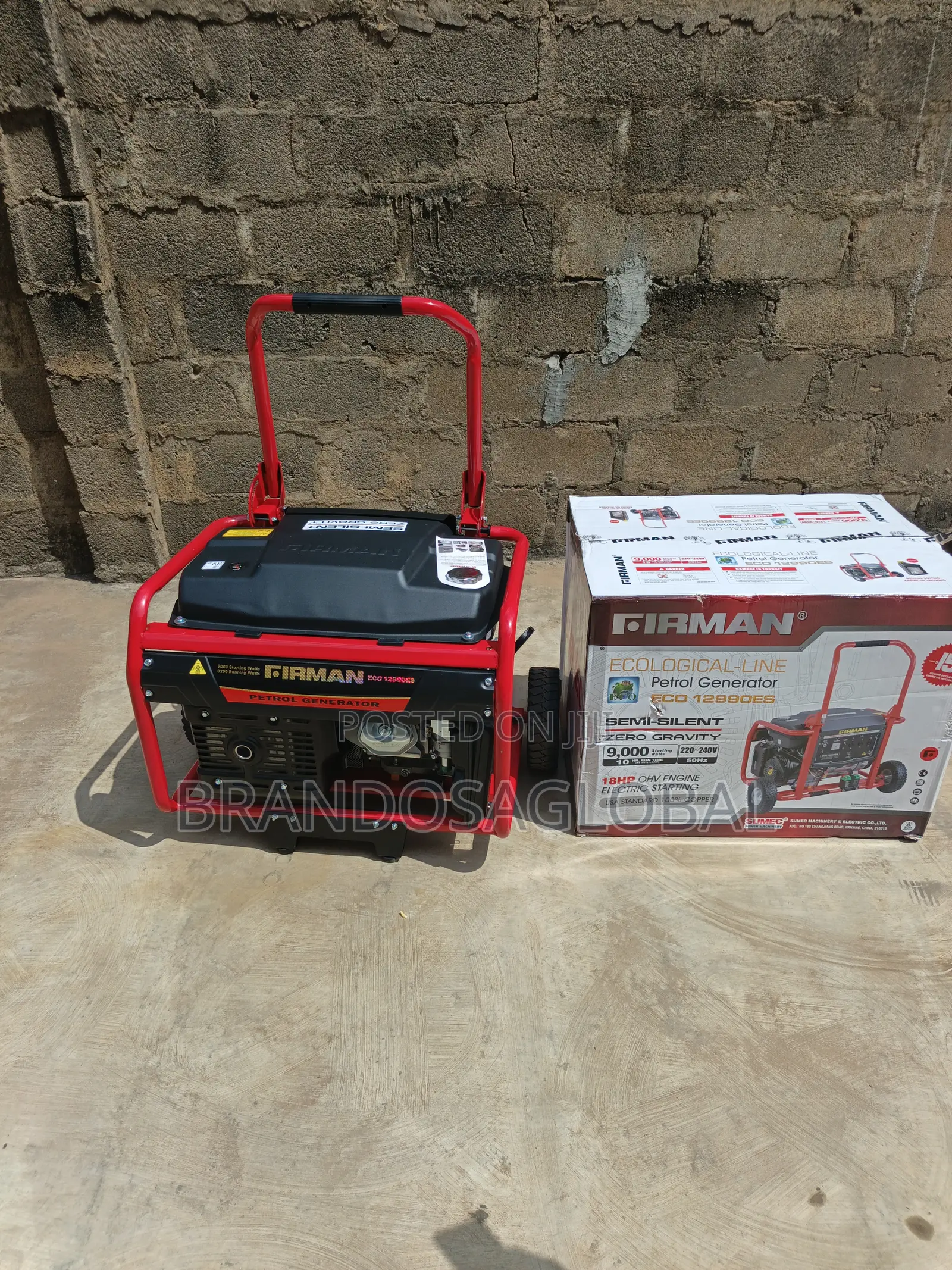 Firman Eco12990es 9kva Reliable Power Generator