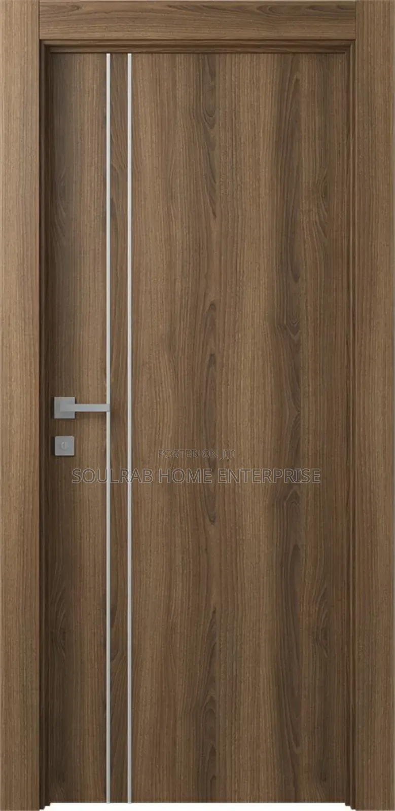 Exclusive Coconut HDF Door With Frame, Lock, Inche Installation