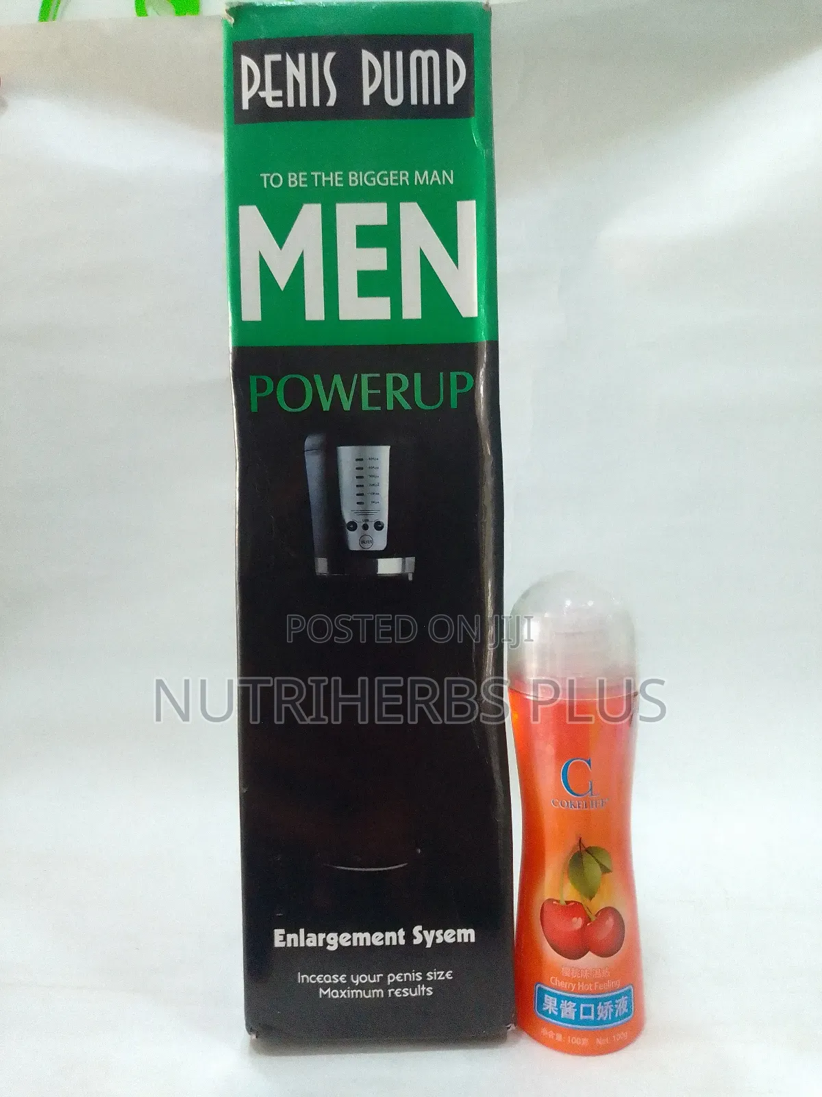 Powerup Penis Pump and Cokelife Lubricant