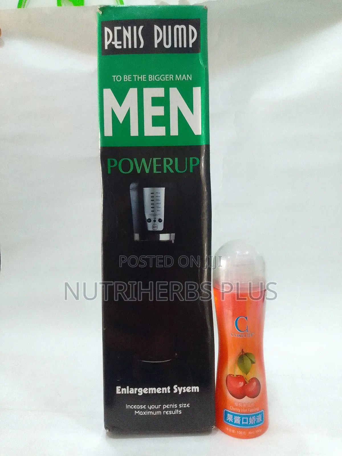 Powerup Penis Pump and Cokelife Lubricant